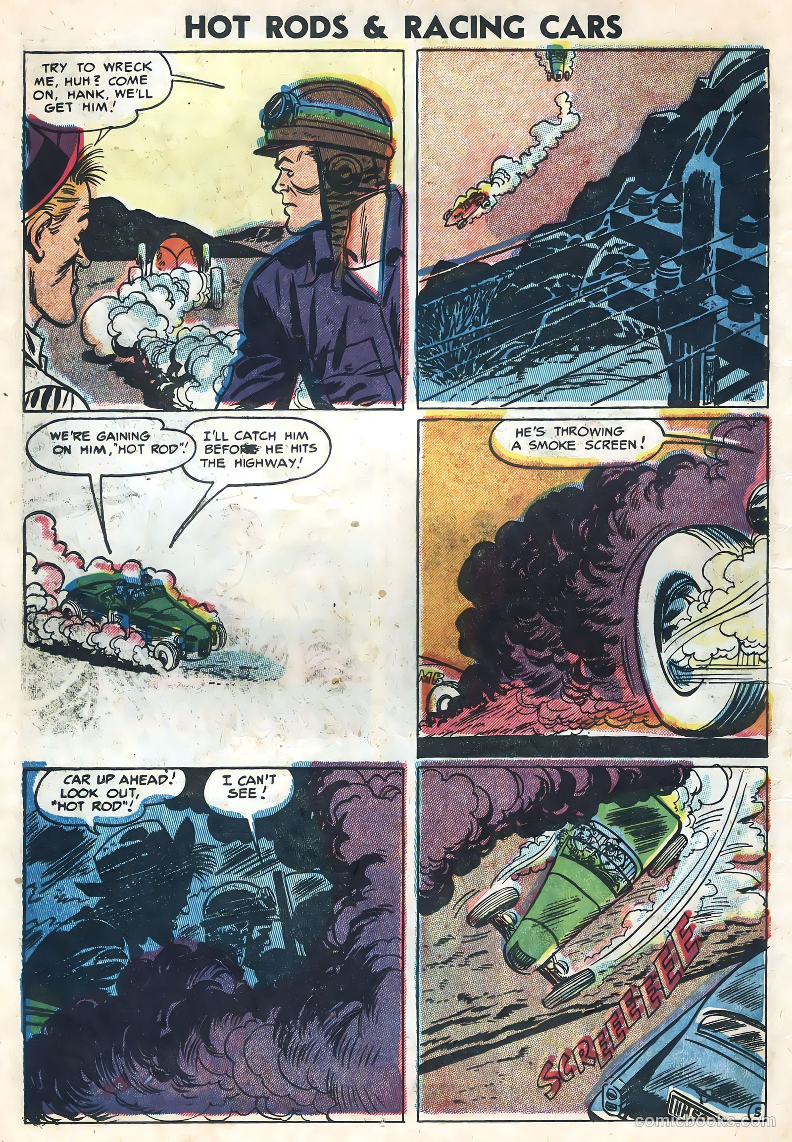 Hot Rods and Racing Cars #21 (1955) — page 12 of 36