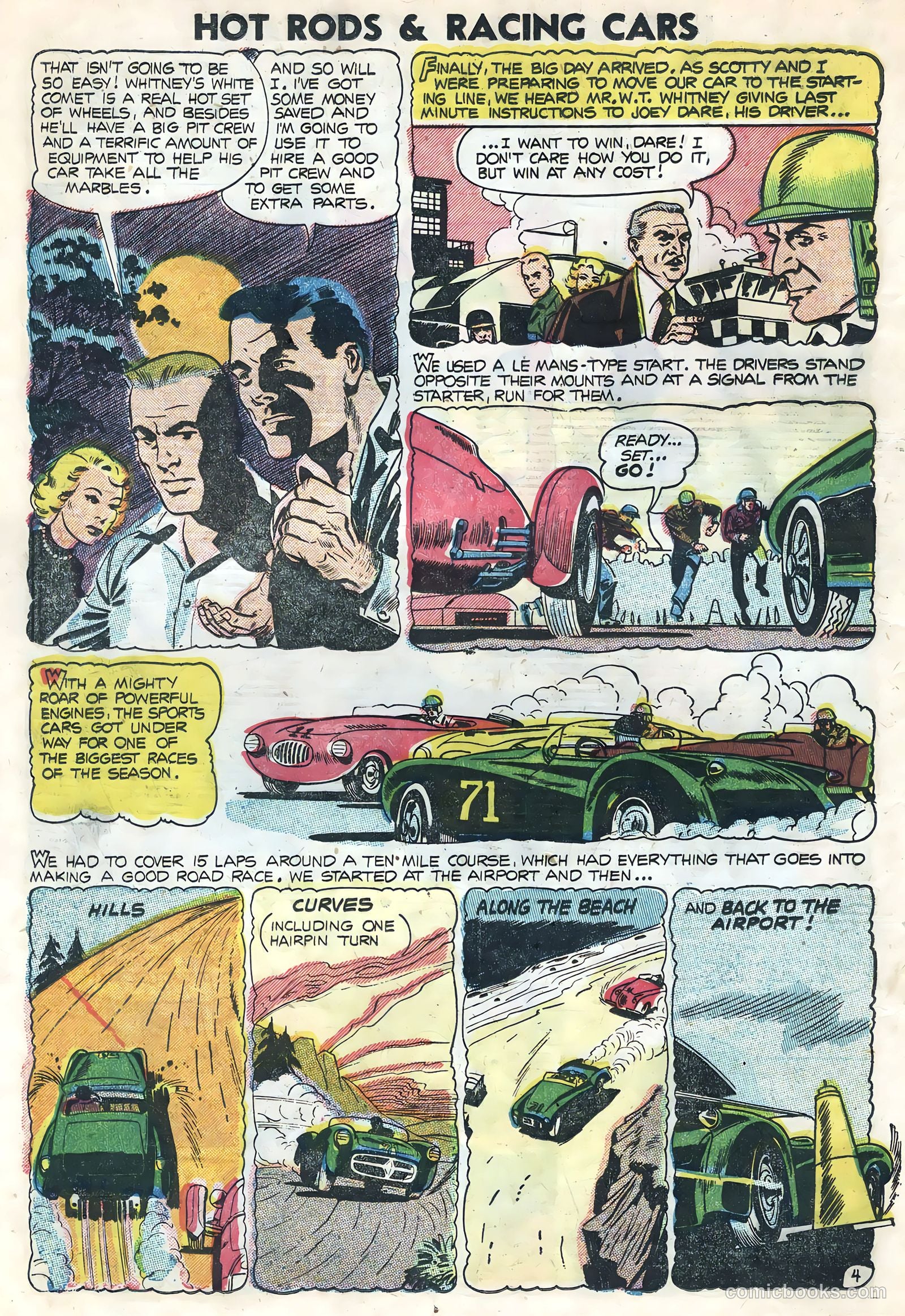 Hot Rods and Racing Cars #21 (1955) — page 18 of 36