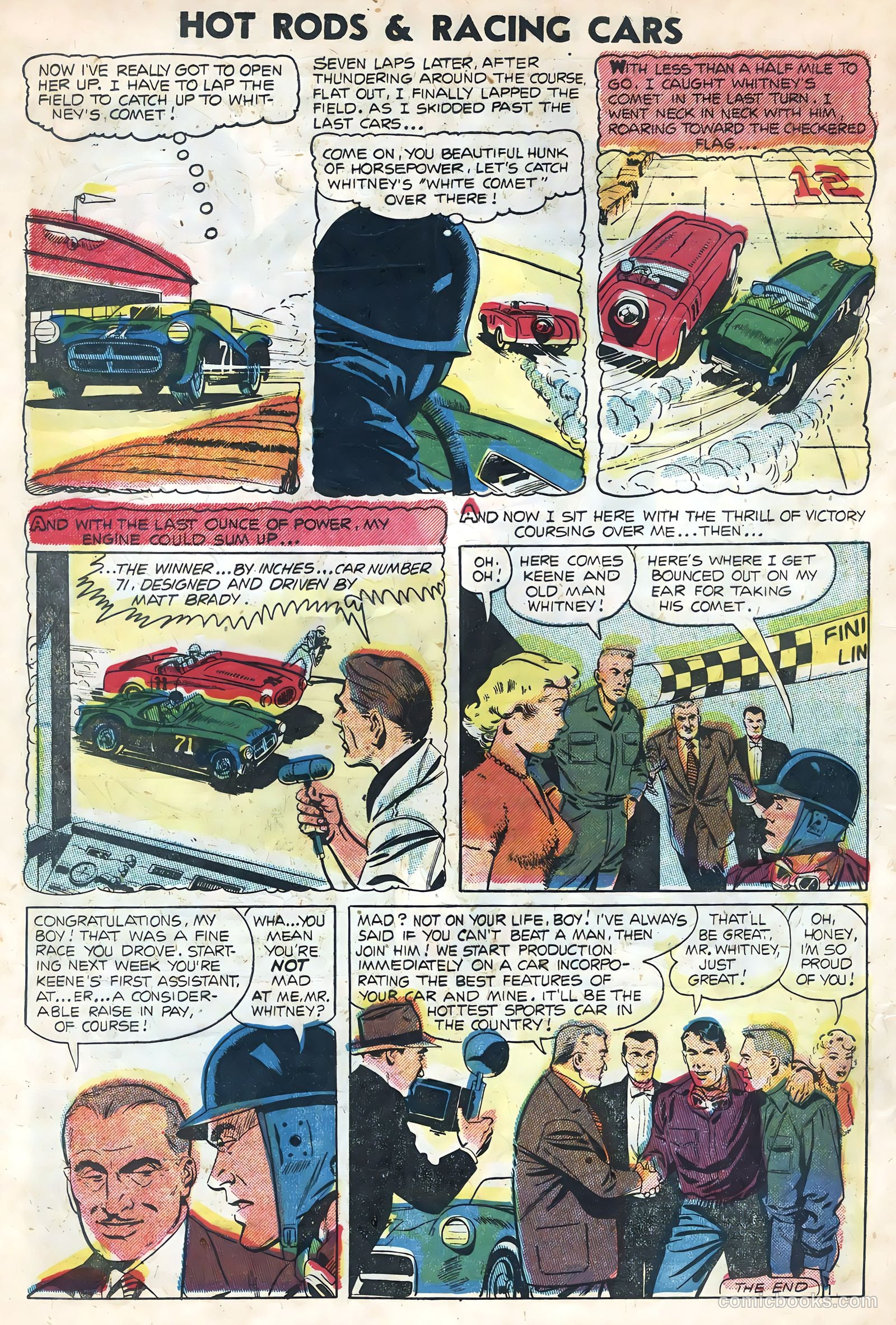 Hot Rods and Racing Cars #21 (1955) — page 20 of 36