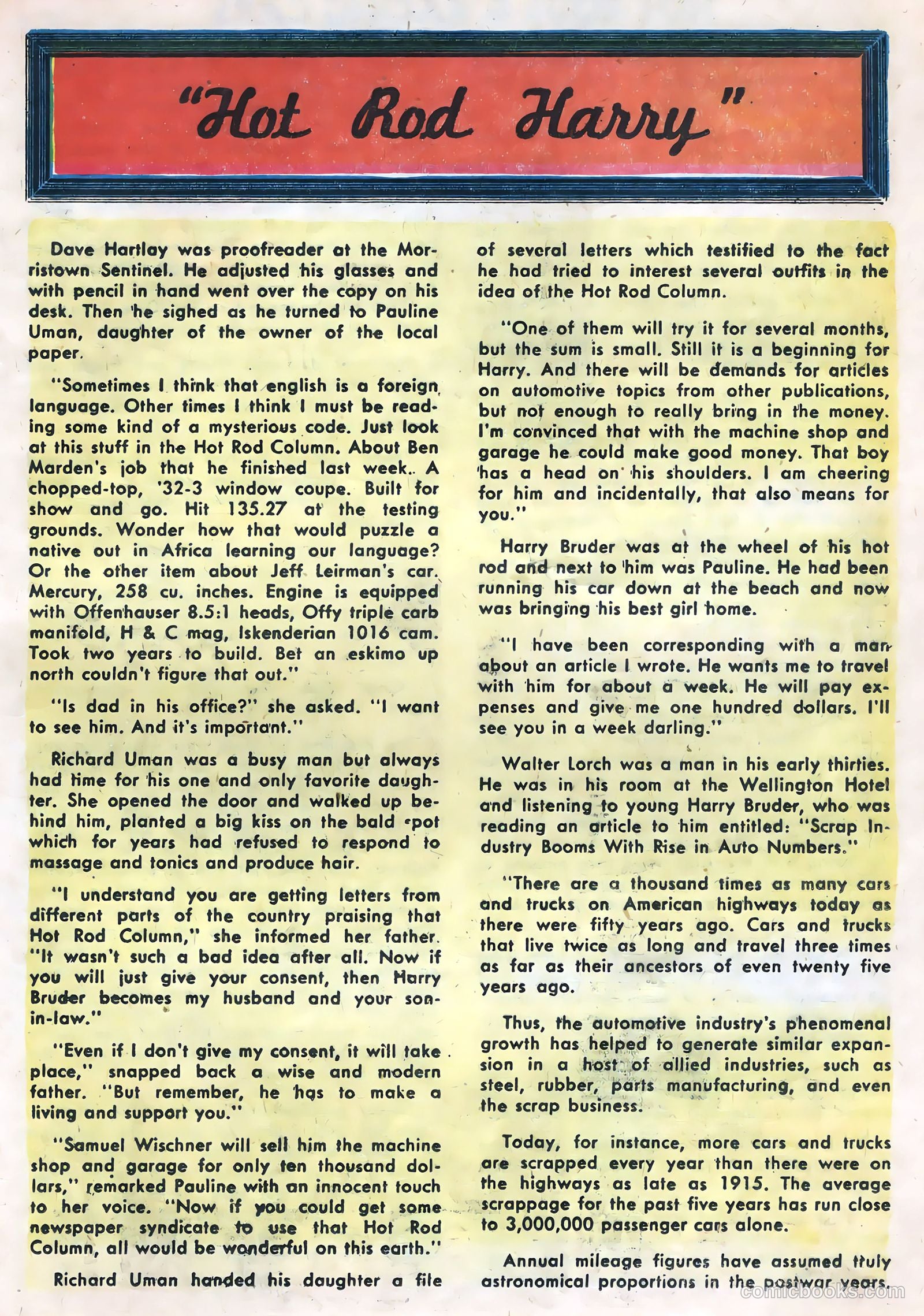 Hot Rods and Racing Cars #21 (1955) — page 21 of 36