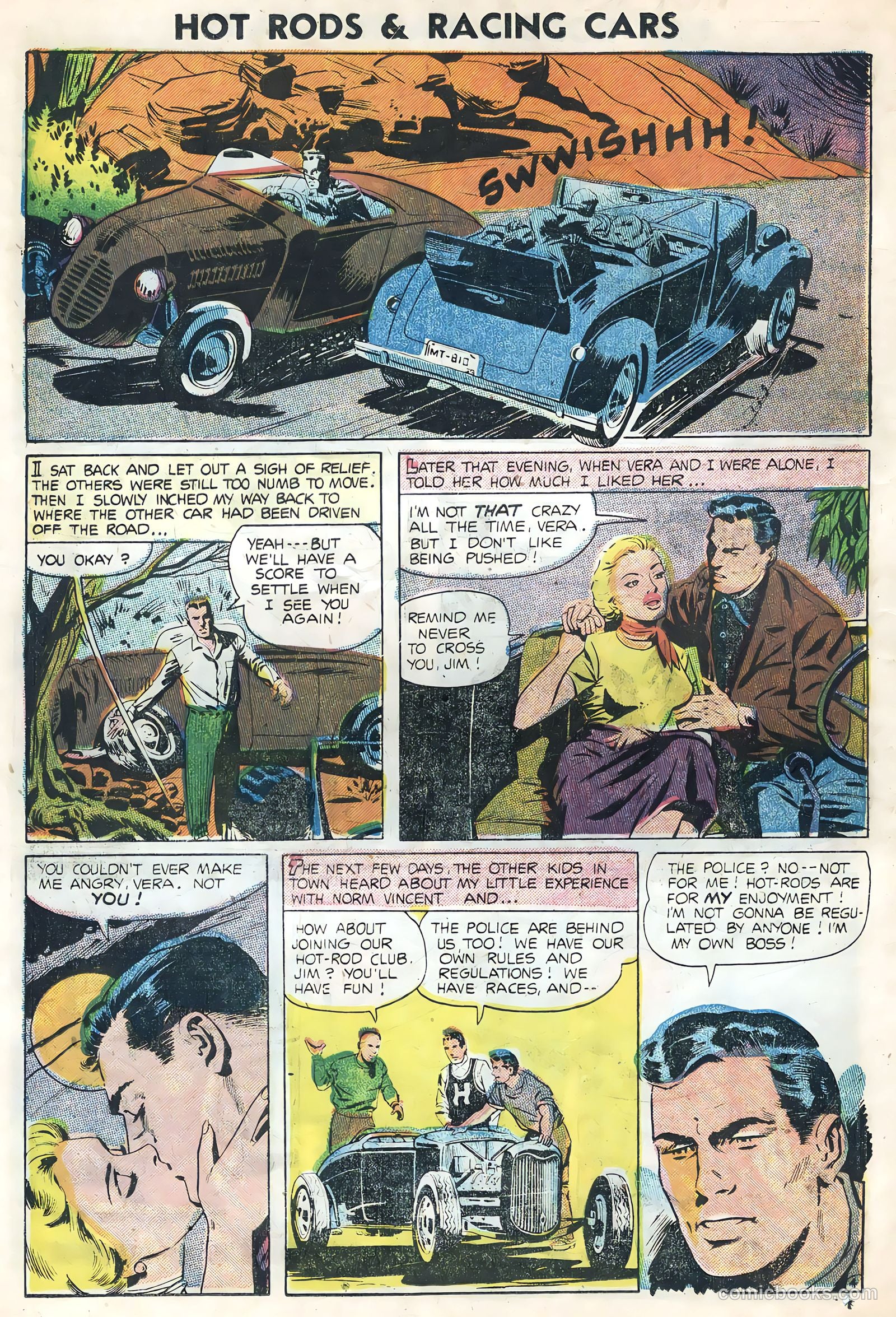 Hot Rods and Racing Cars #21 (1955) — page 26 of 36