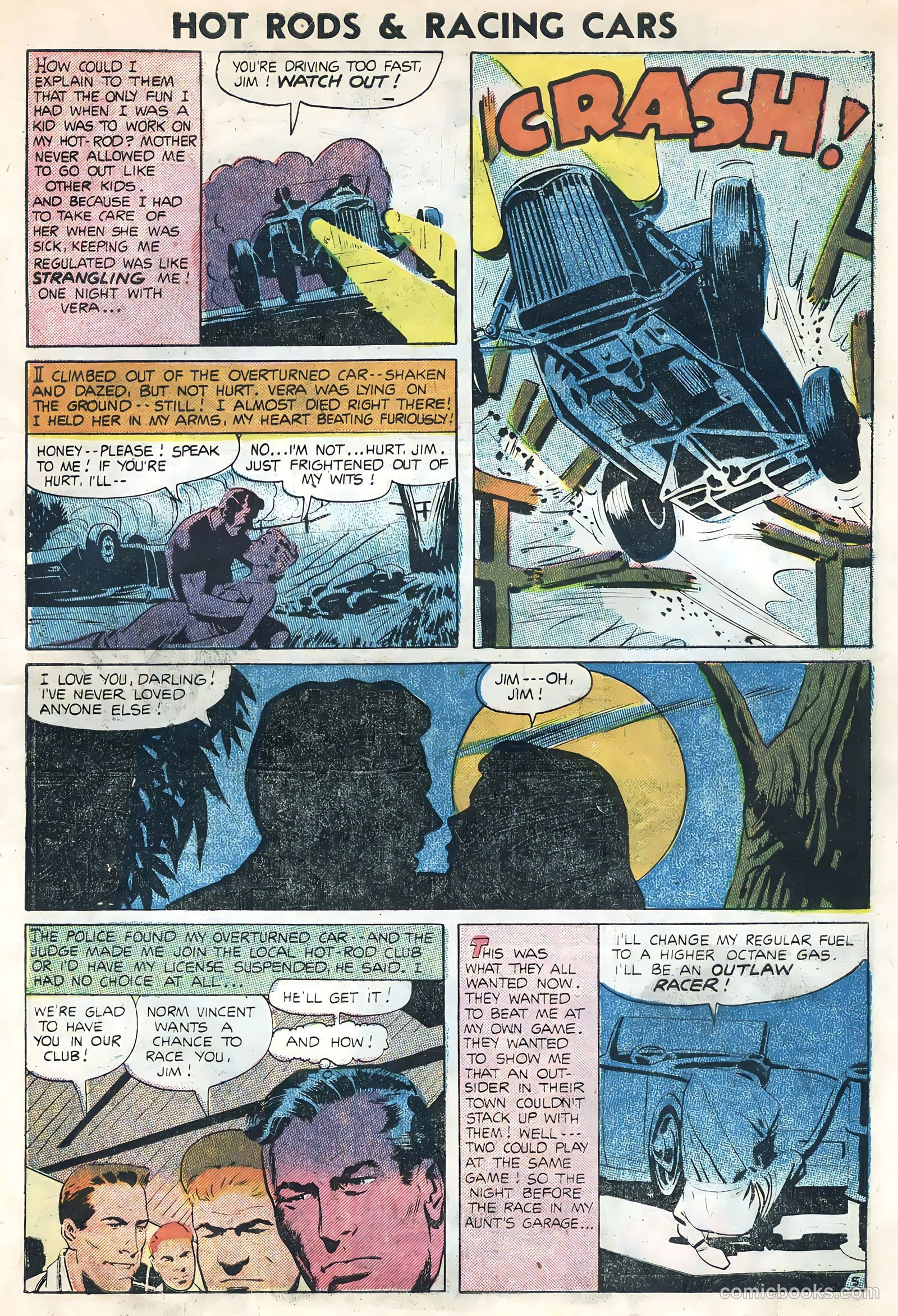 Hot Rods and Racing Cars #21 (1955) — page 27 of 36