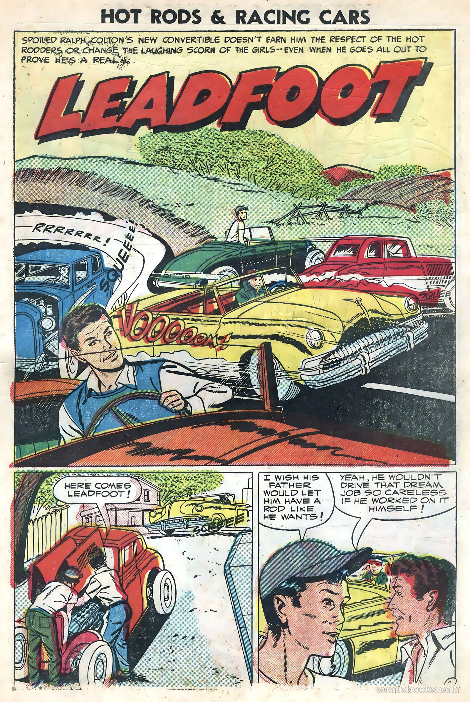 Hot Rods and Racing Cars #21 (1955) — page 29 of 36