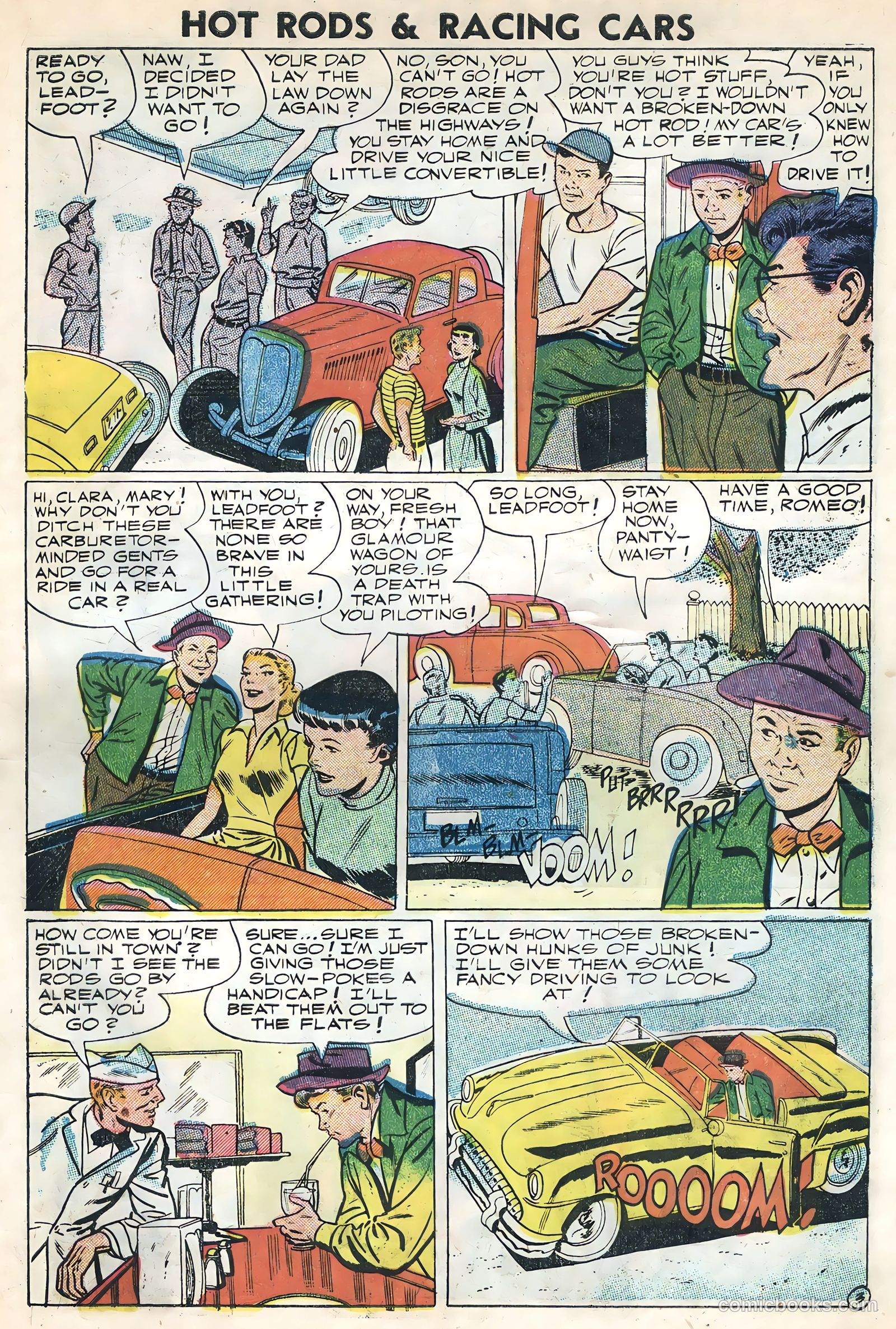 Hot Rods and Racing Cars #21 (1955) — page 31 of 36