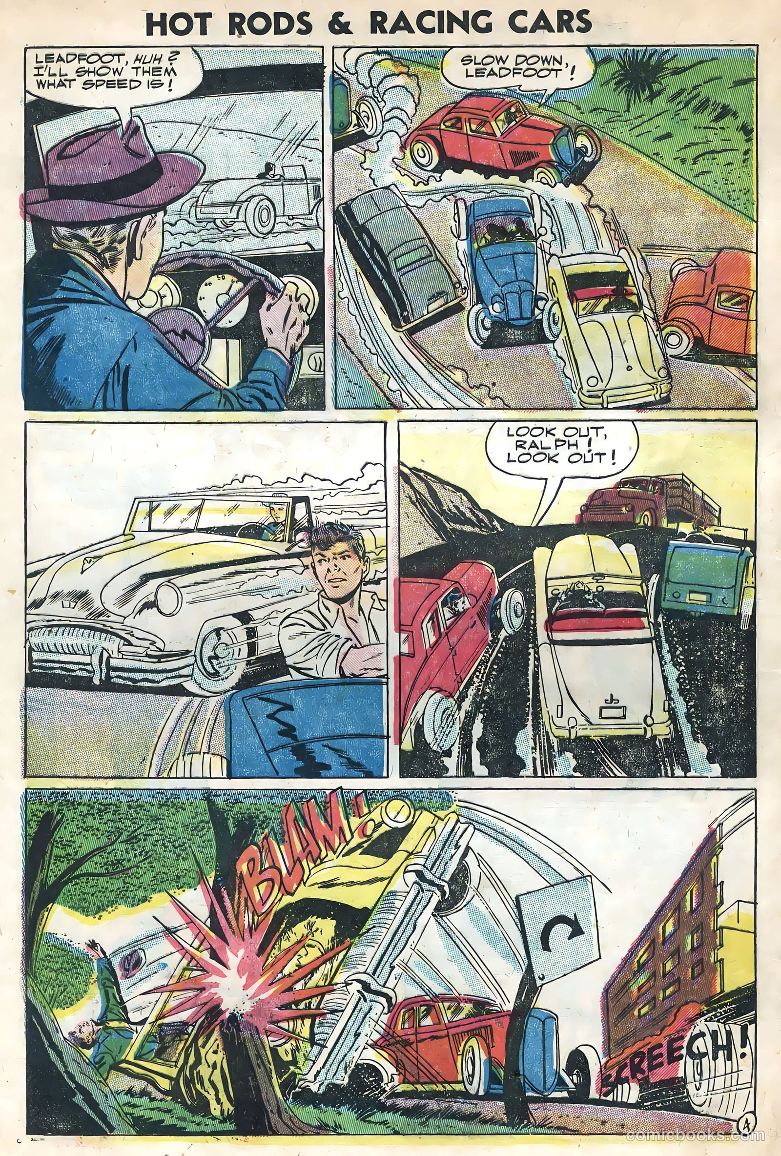 Hot Rods and Racing Cars #21 (1955) — page 32 of 36
