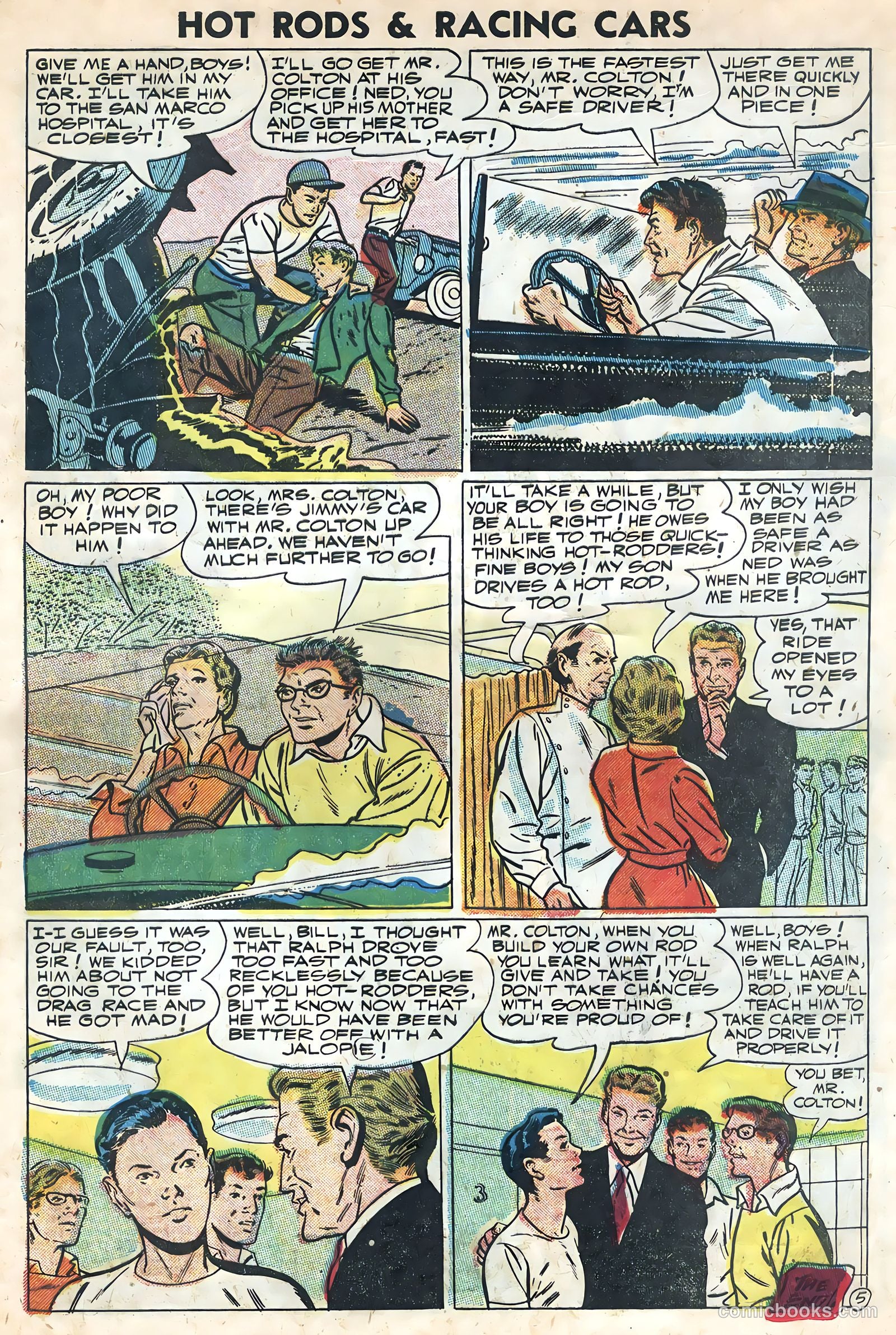 Hot Rods and Racing Cars #21 (1955) — page 33 of 36