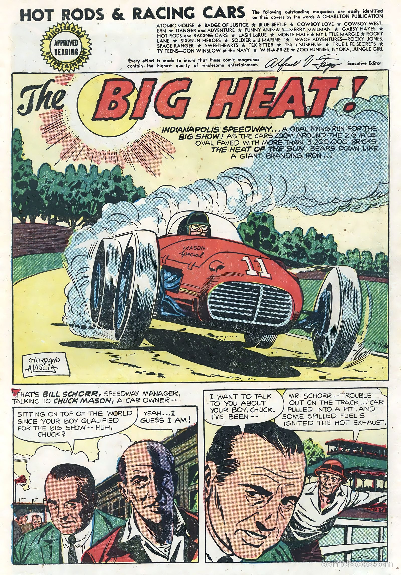 Hot Rods and Racing Cars #22 (1955) — page 3 of 36