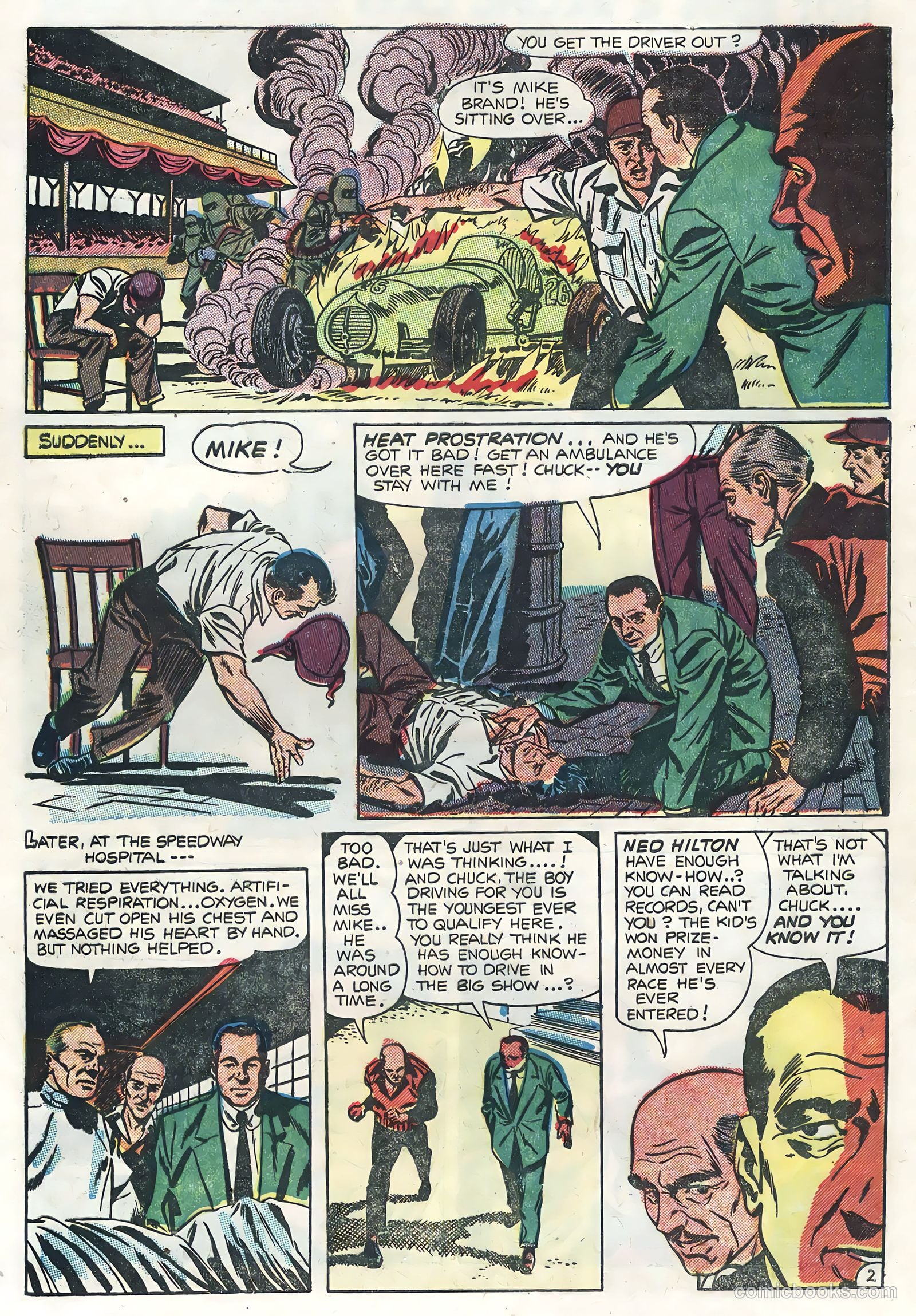 Hot Rods and Racing Cars #22 (1955) — page 4 of 36