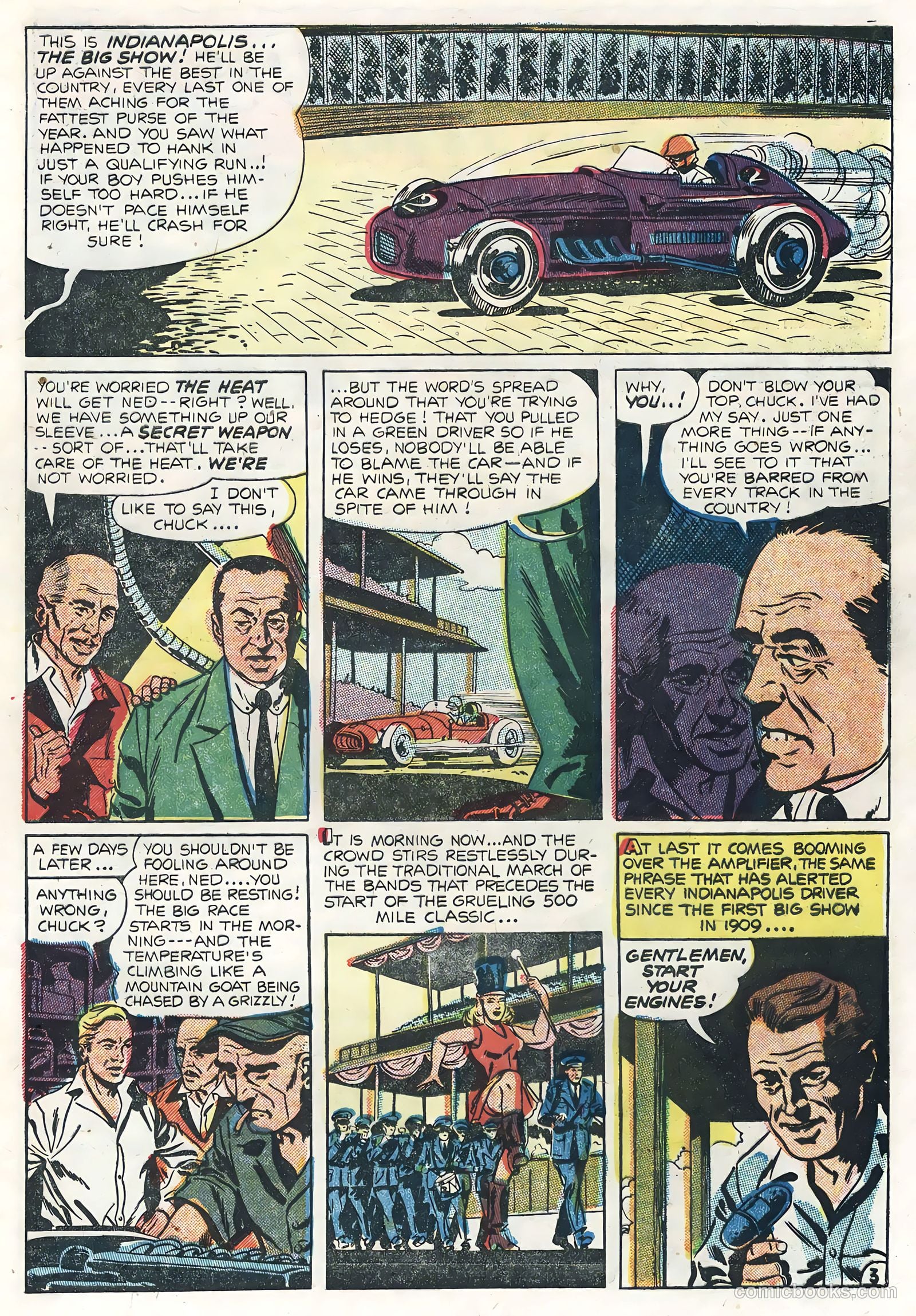 Hot Rods and Racing Cars #22 (1955) — page 5 of 36