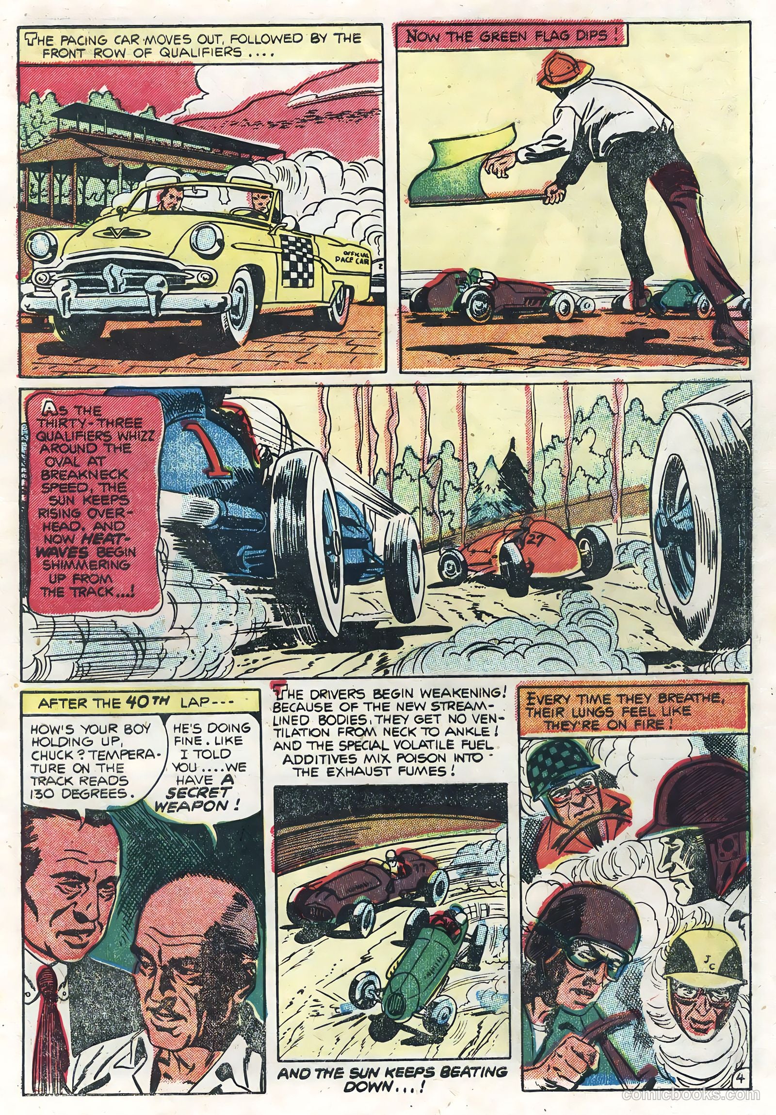 Hot Rods and Racing Cars #22 (1955) — page 7 of 36
