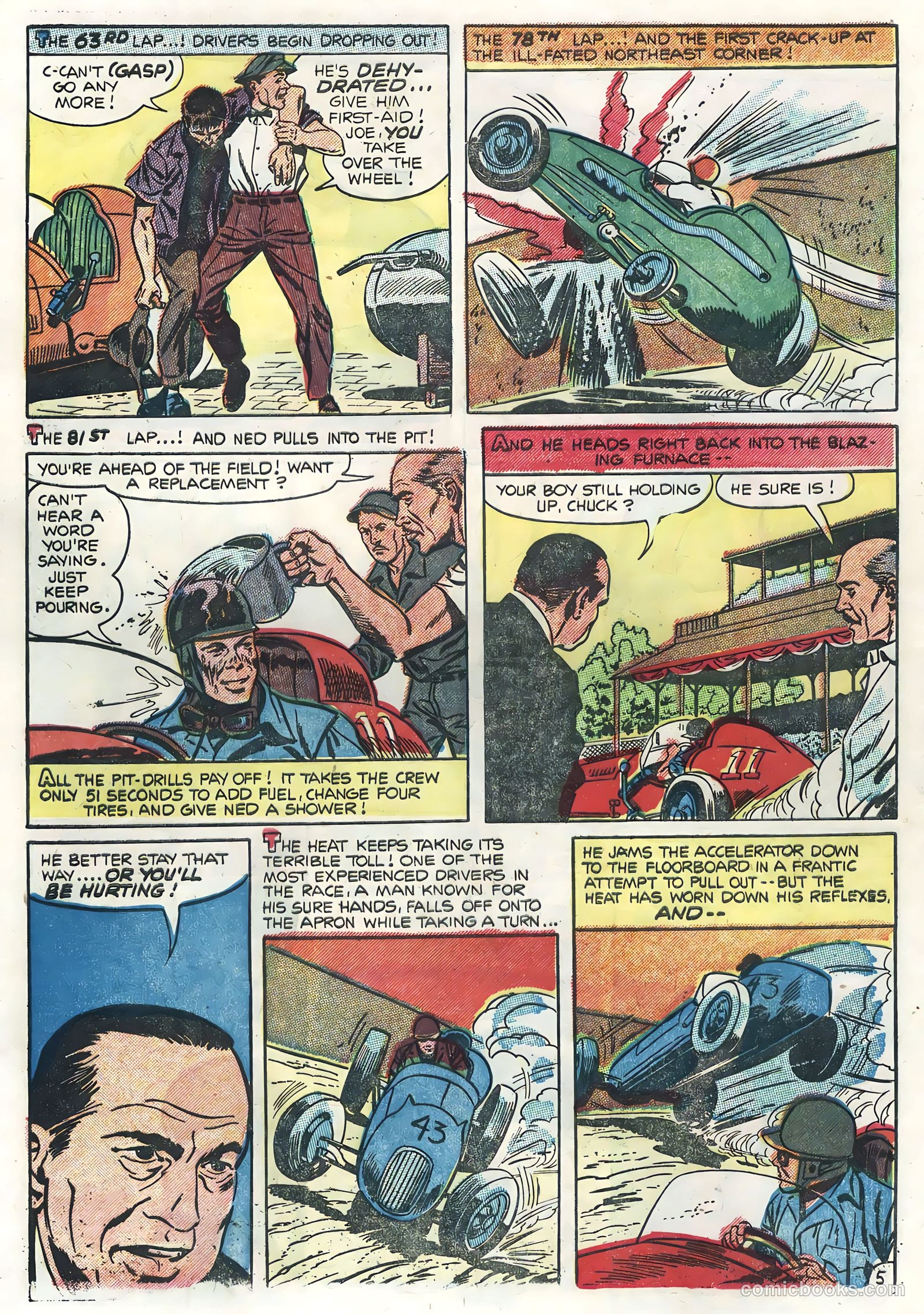 Hot Rods and Racing Cars #22 (1955) — page 8 of 36