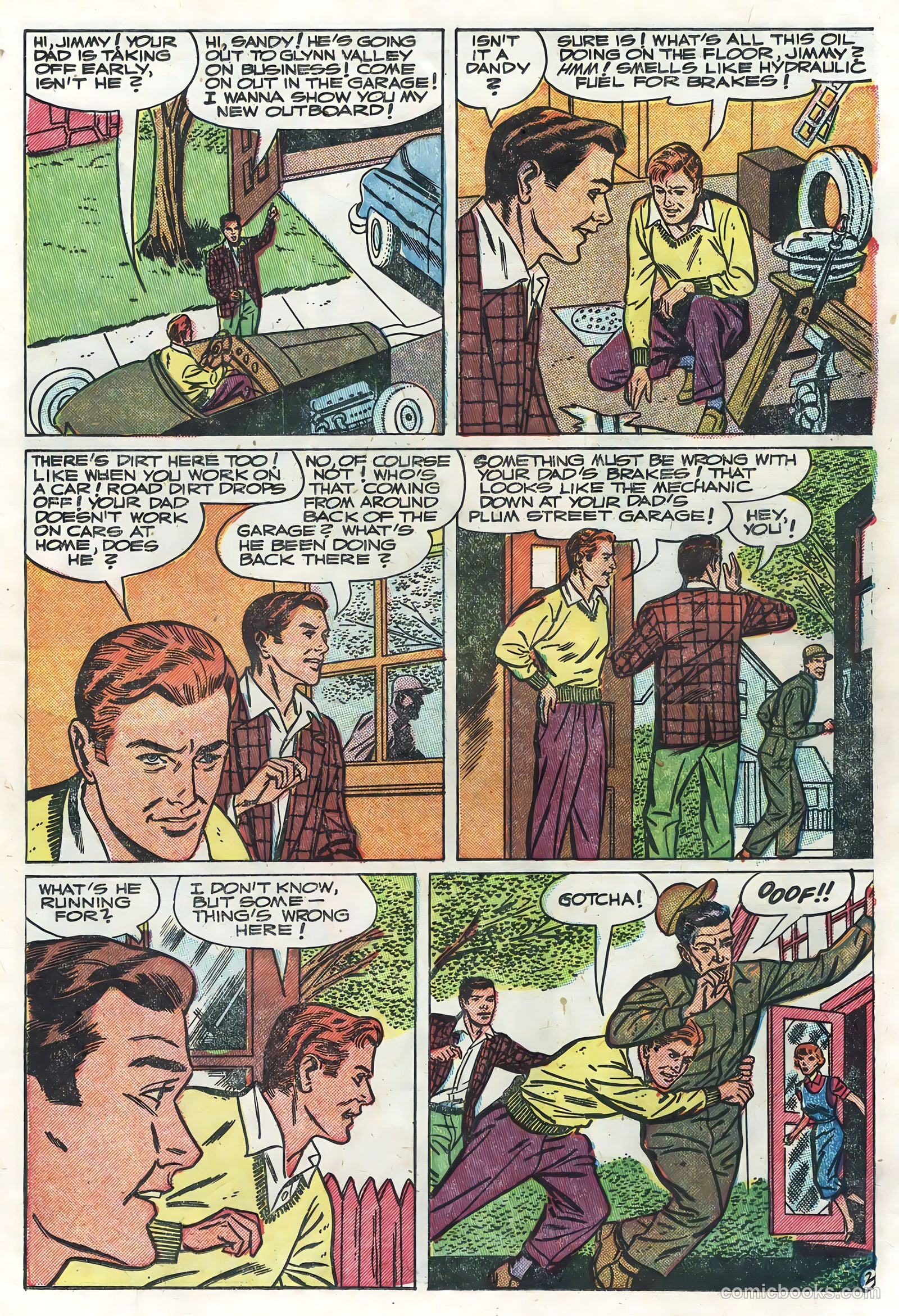 Hot Rods and Racing Cars #22 (1955) — page 11 of 36