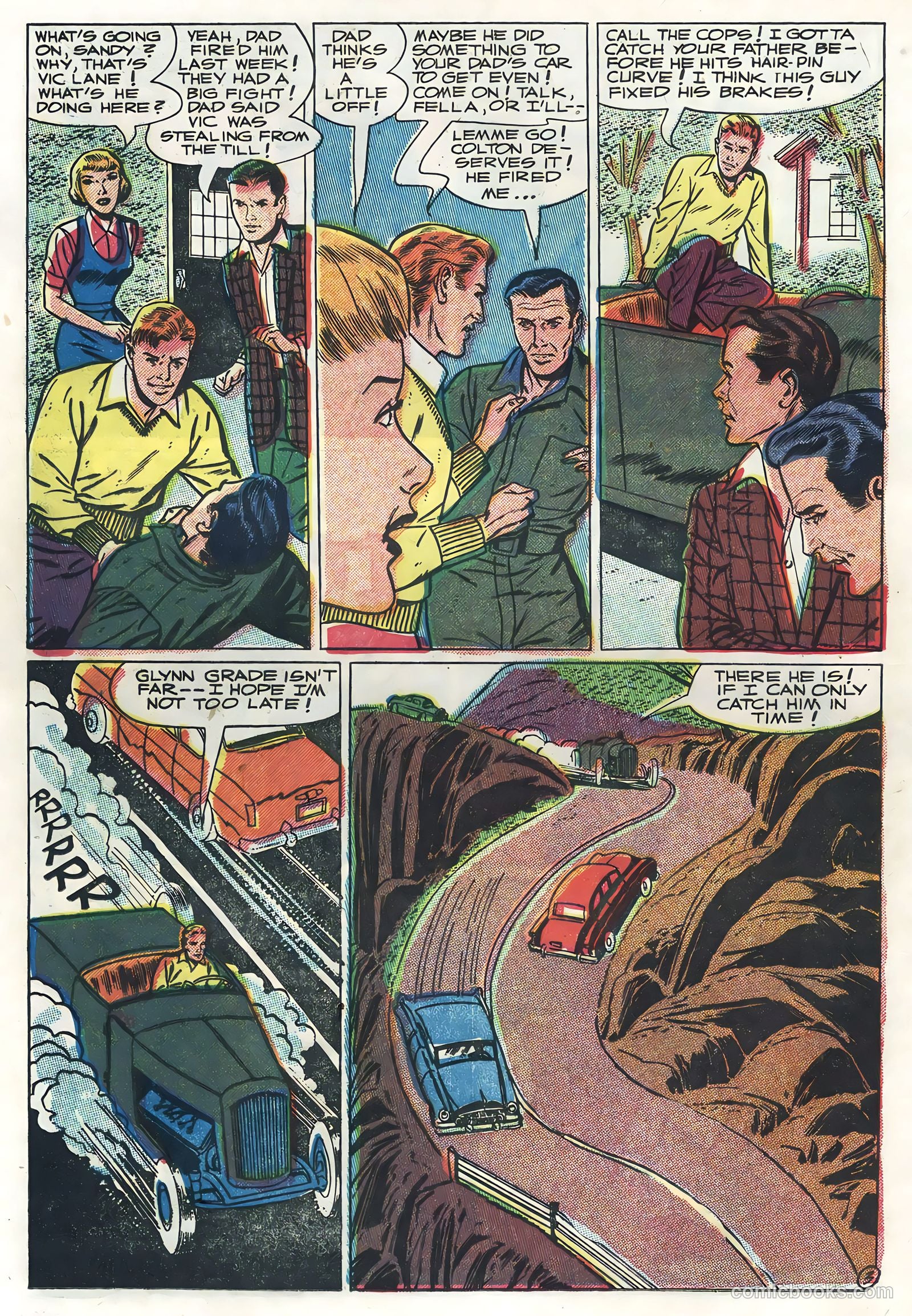 Hot Rods and Racing Cars #22 (1955) — page 12 of 36
