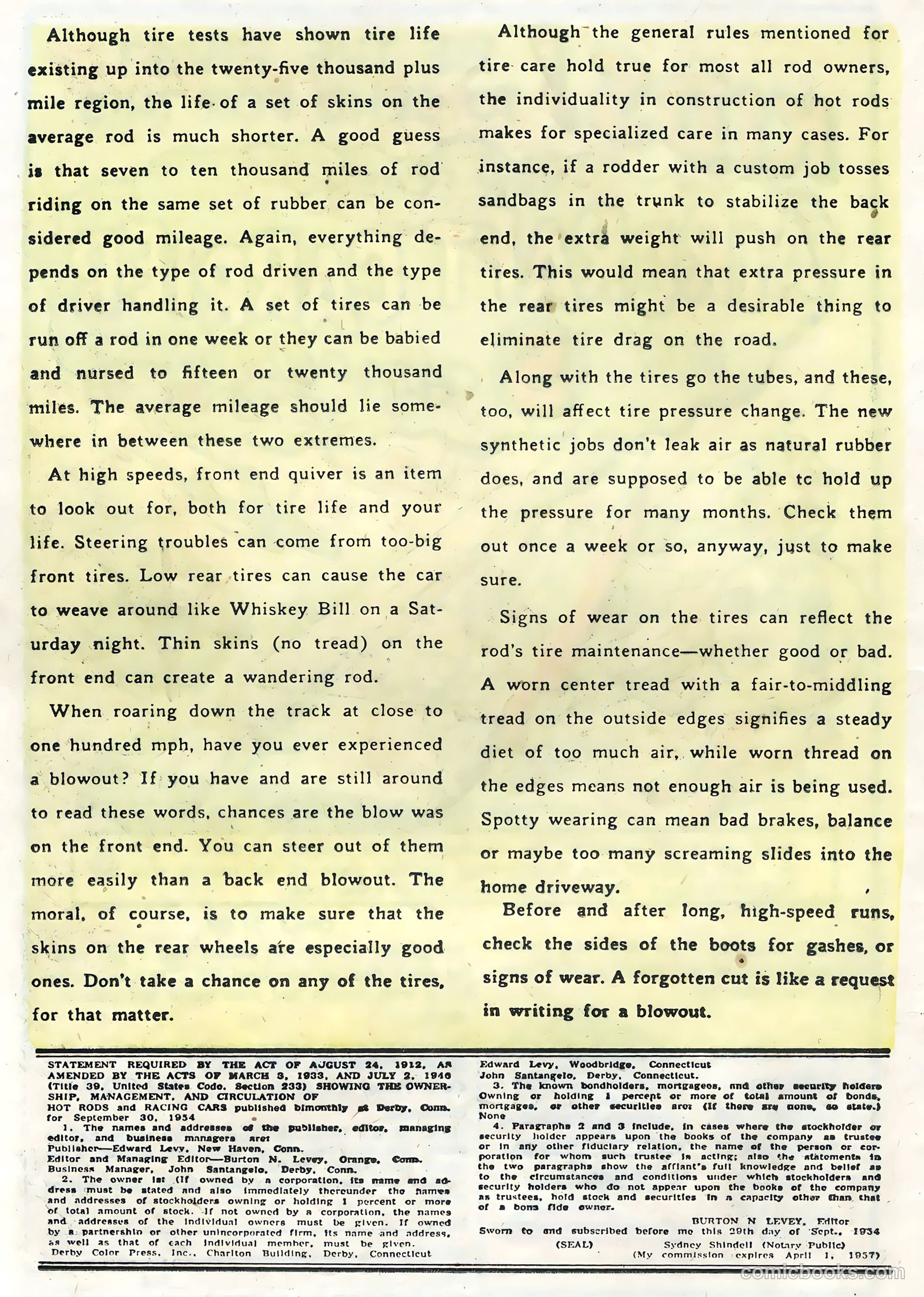Hot Rods and Racing Cars #22 (1955) — page 16 of 36