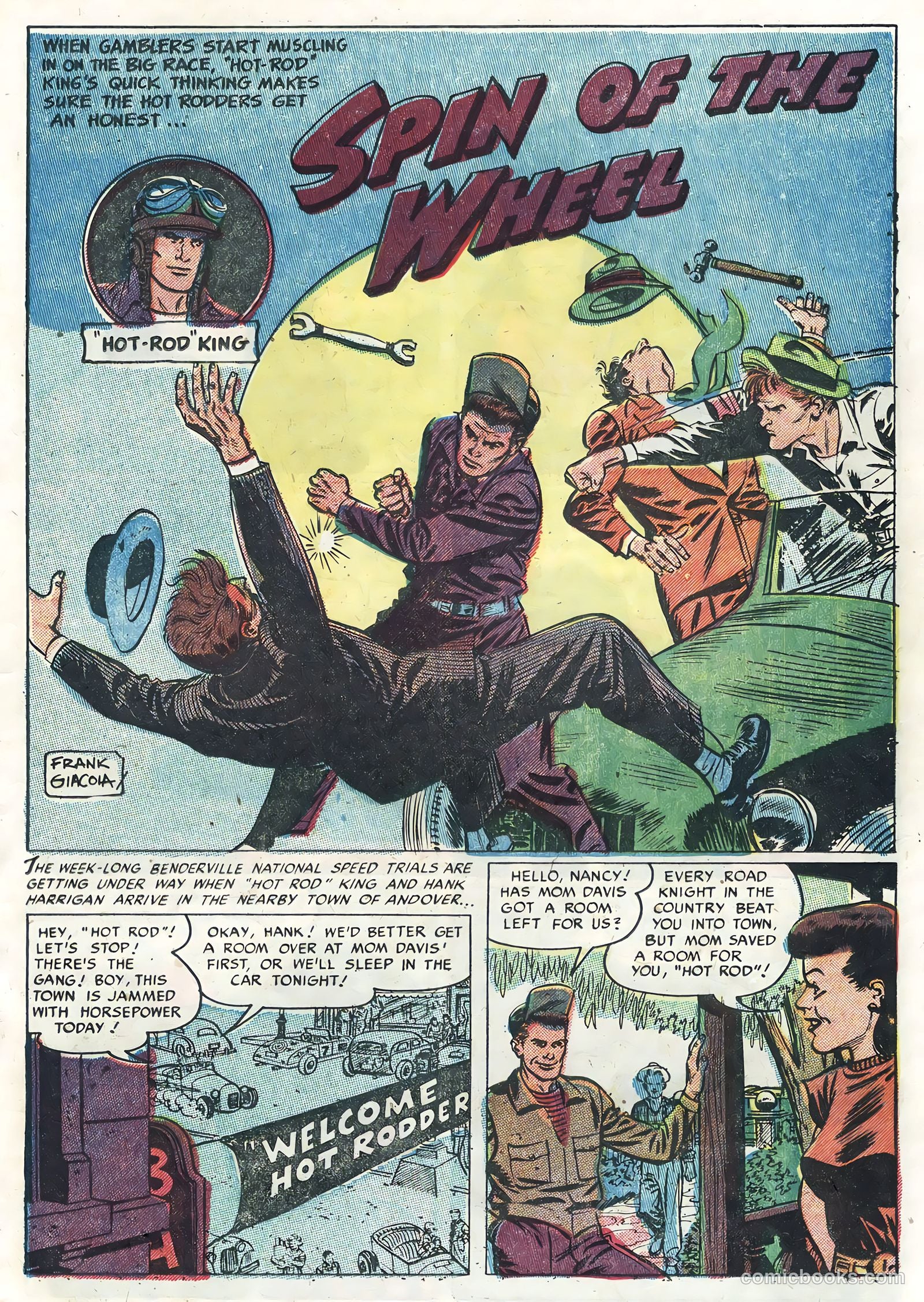Hot Rods and Racing Cars #22 (1955) — page 17 of 36
