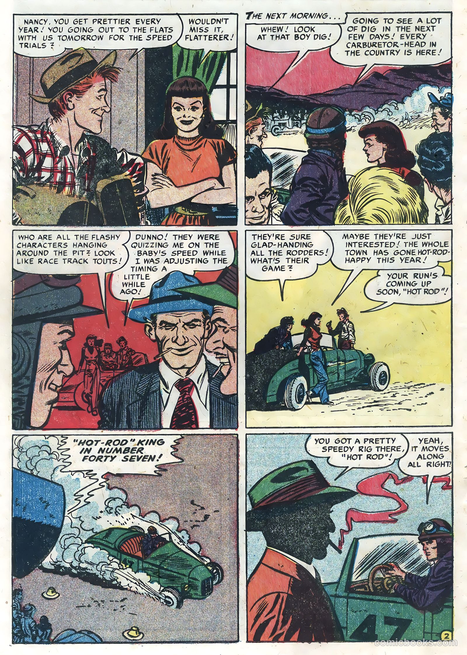 Hot Rods and Racing Cars #22 (1955) — page 18 of 36