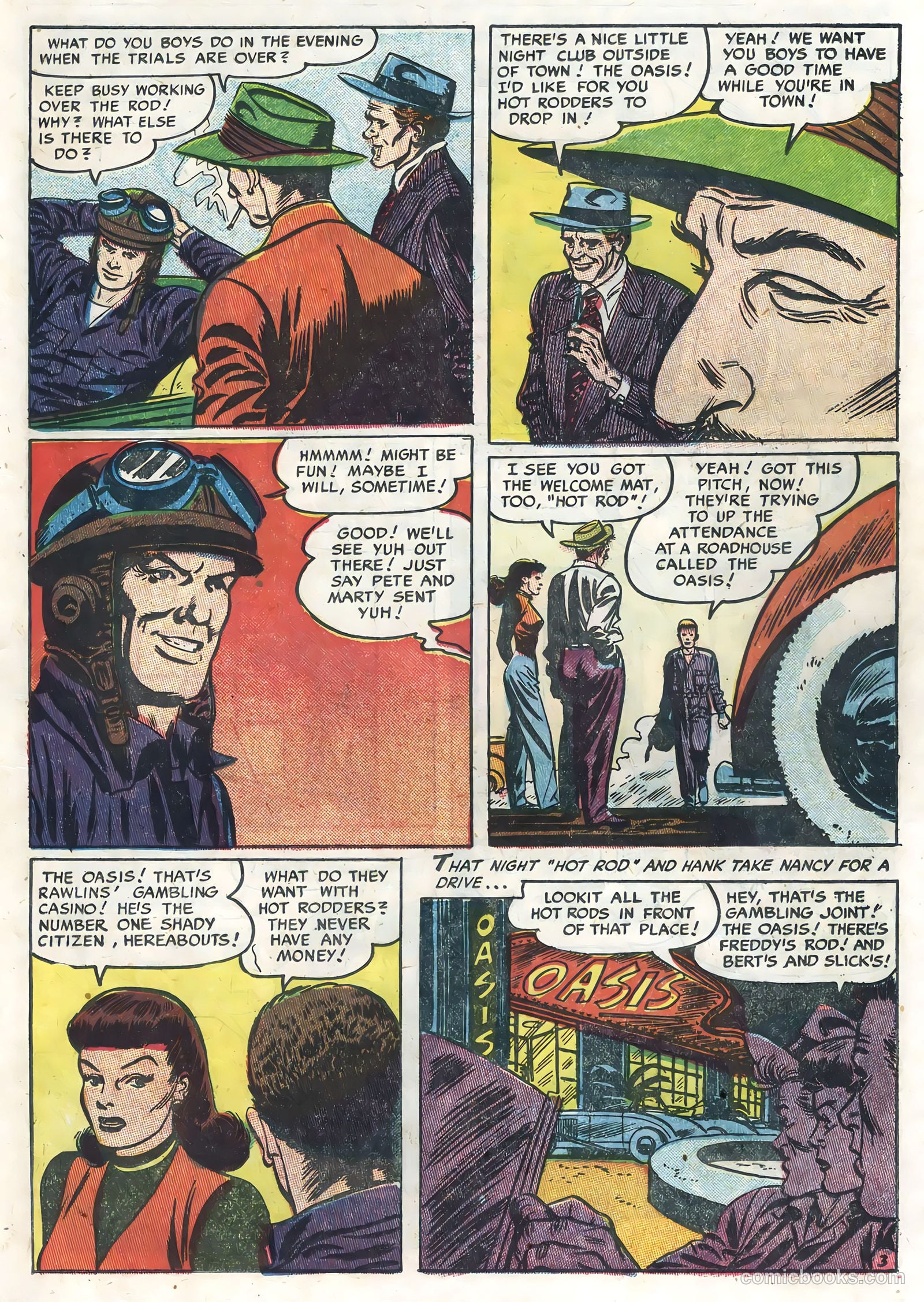 Hot Rods and Racing Cars #22 (1955) — page 19 of 36