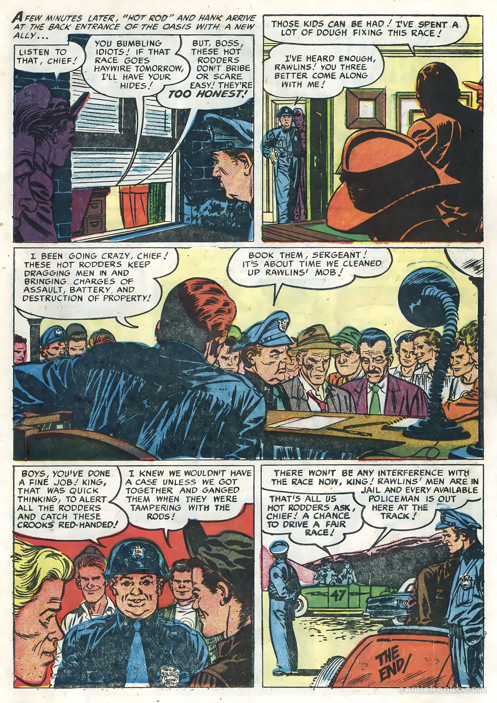 Hot Rods and Racing Cars #22 (1955) — page 23 of 36