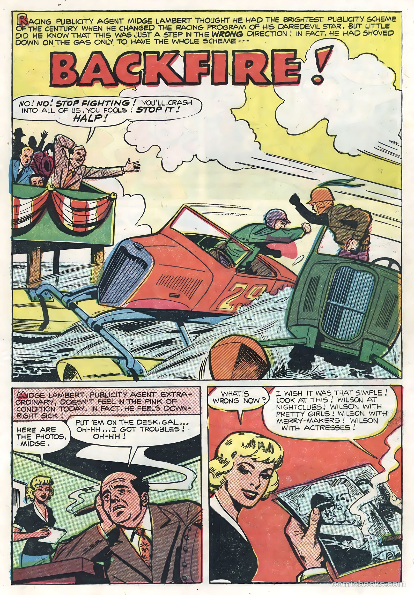 Hot Rods and Racing Cars #22 (1955) — page 25 of 36
