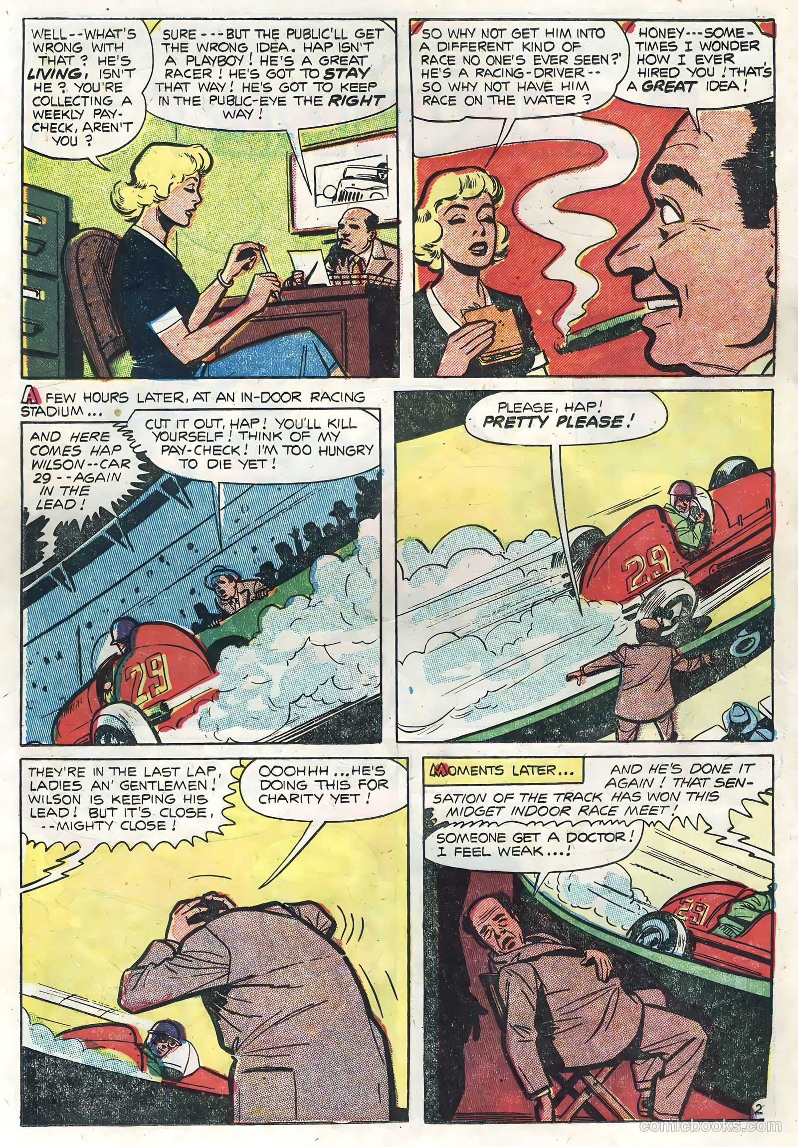 Hot Rods and Racing Cars #22 (1955) — page 26 of 36