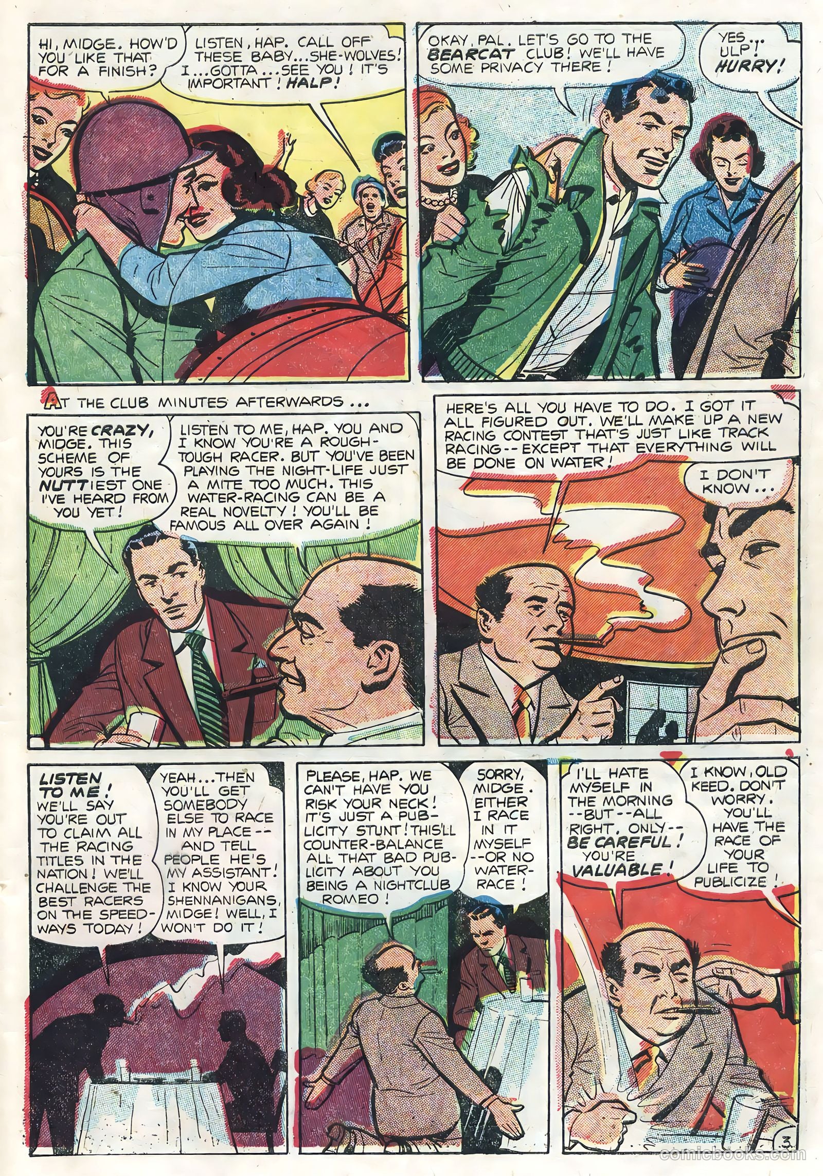 Hot Rods and Racing Cars #22 (1955) — page 27 of 36