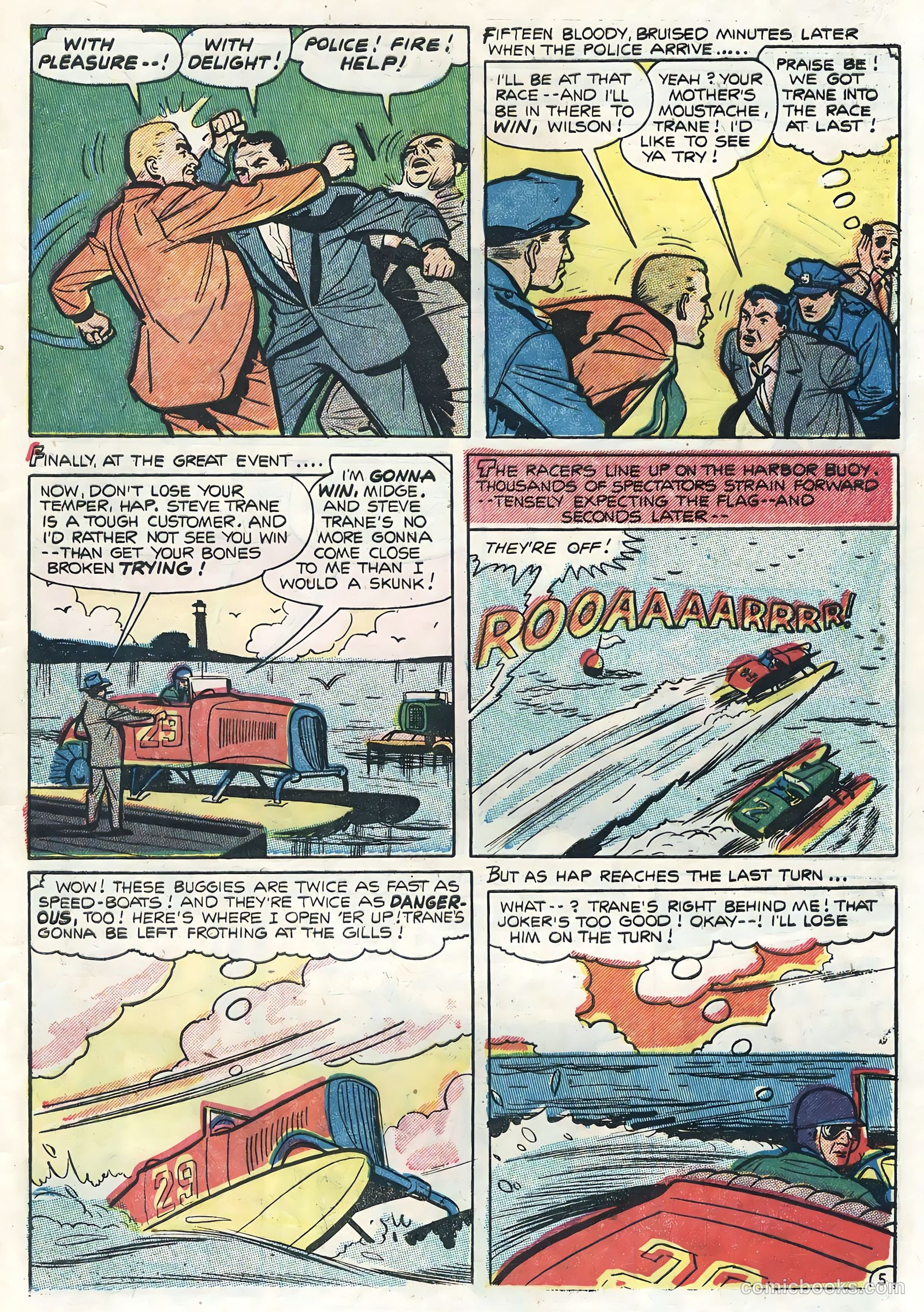 Hot Rods and Racing Cars #22 (1955) — page 29 of 36