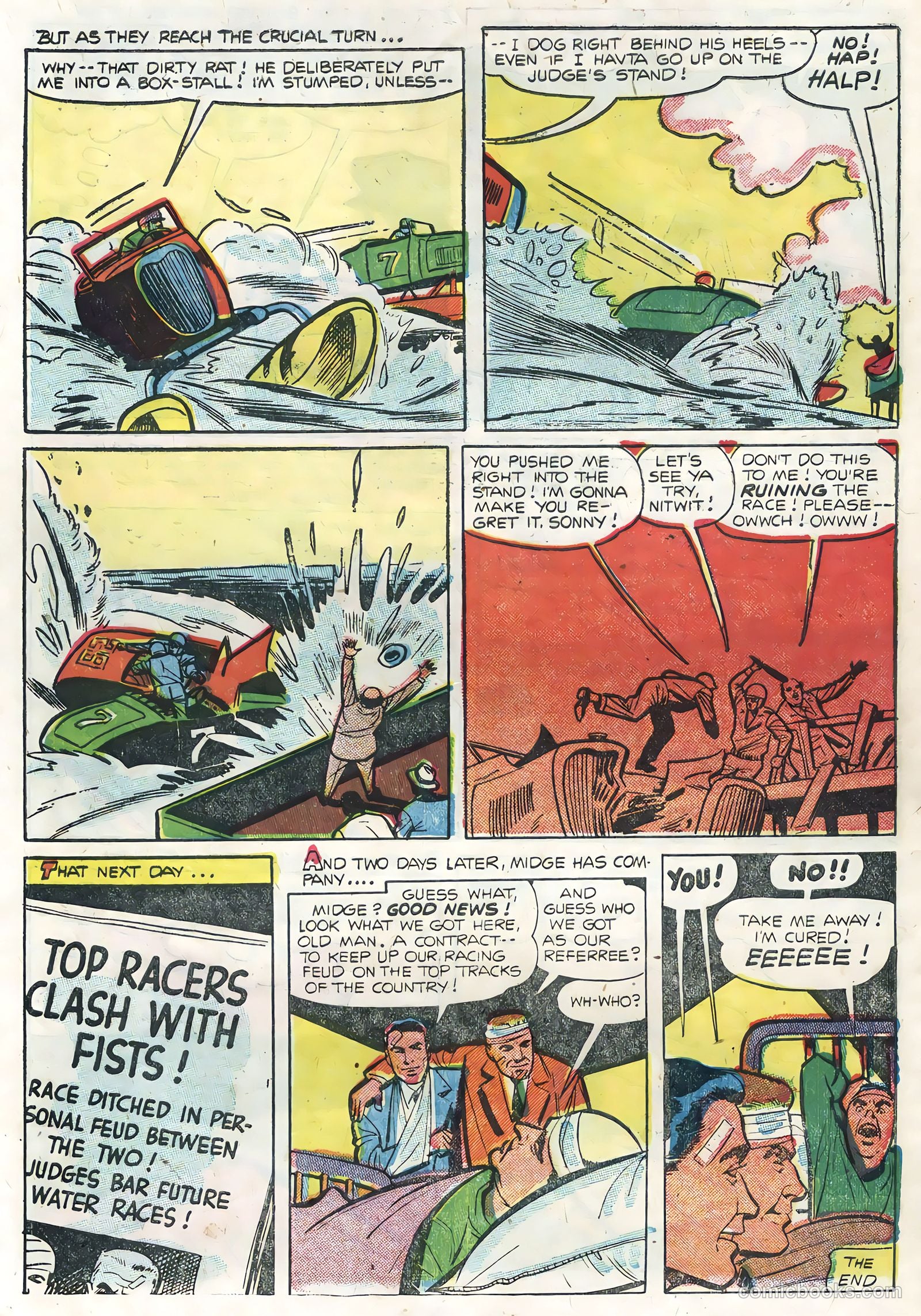Hot Rods and Racing Cars #22 (1955) — page 30 of 36