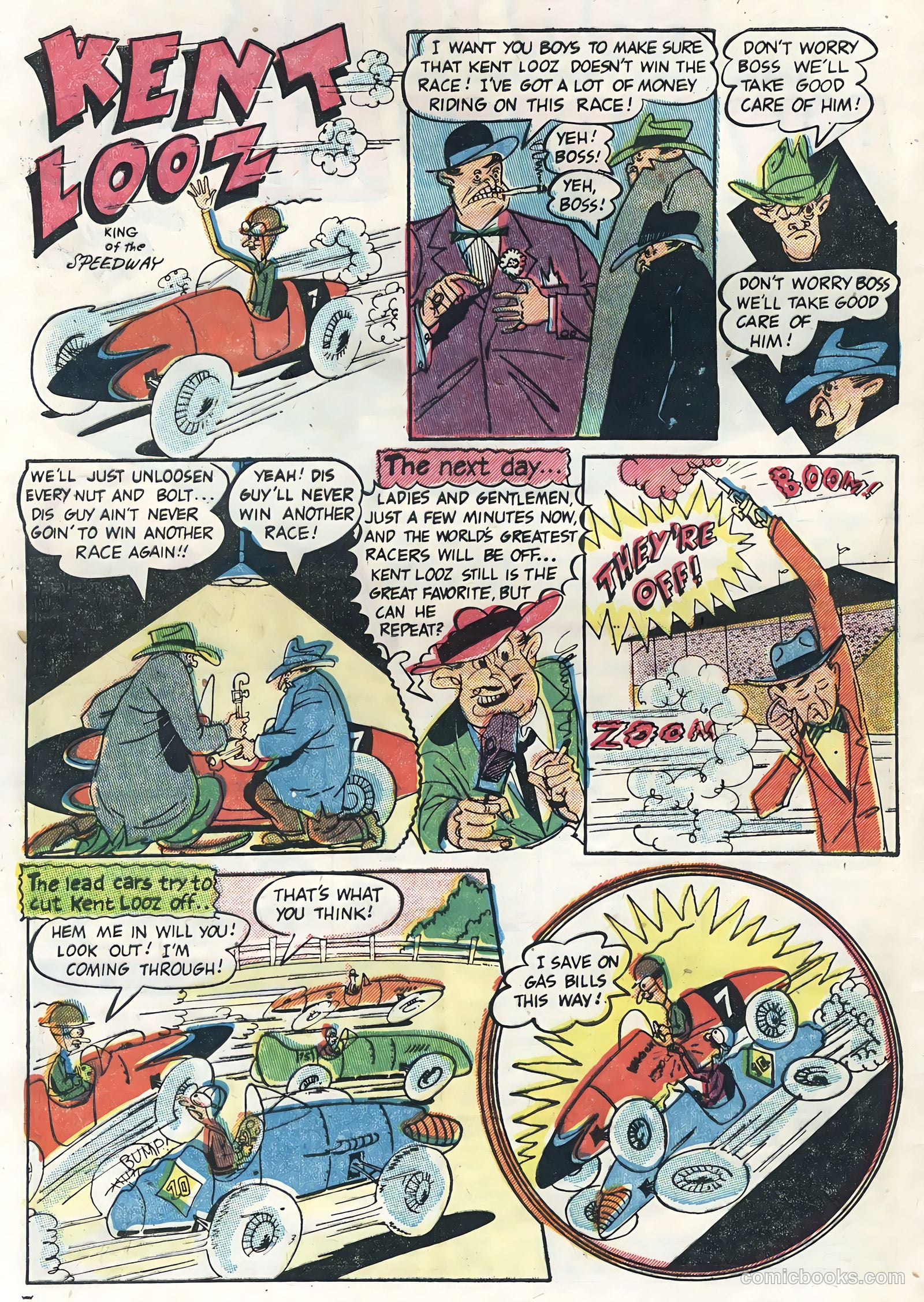 Hot Rods and Racing Cars #22 (1955) — page 32 of 36