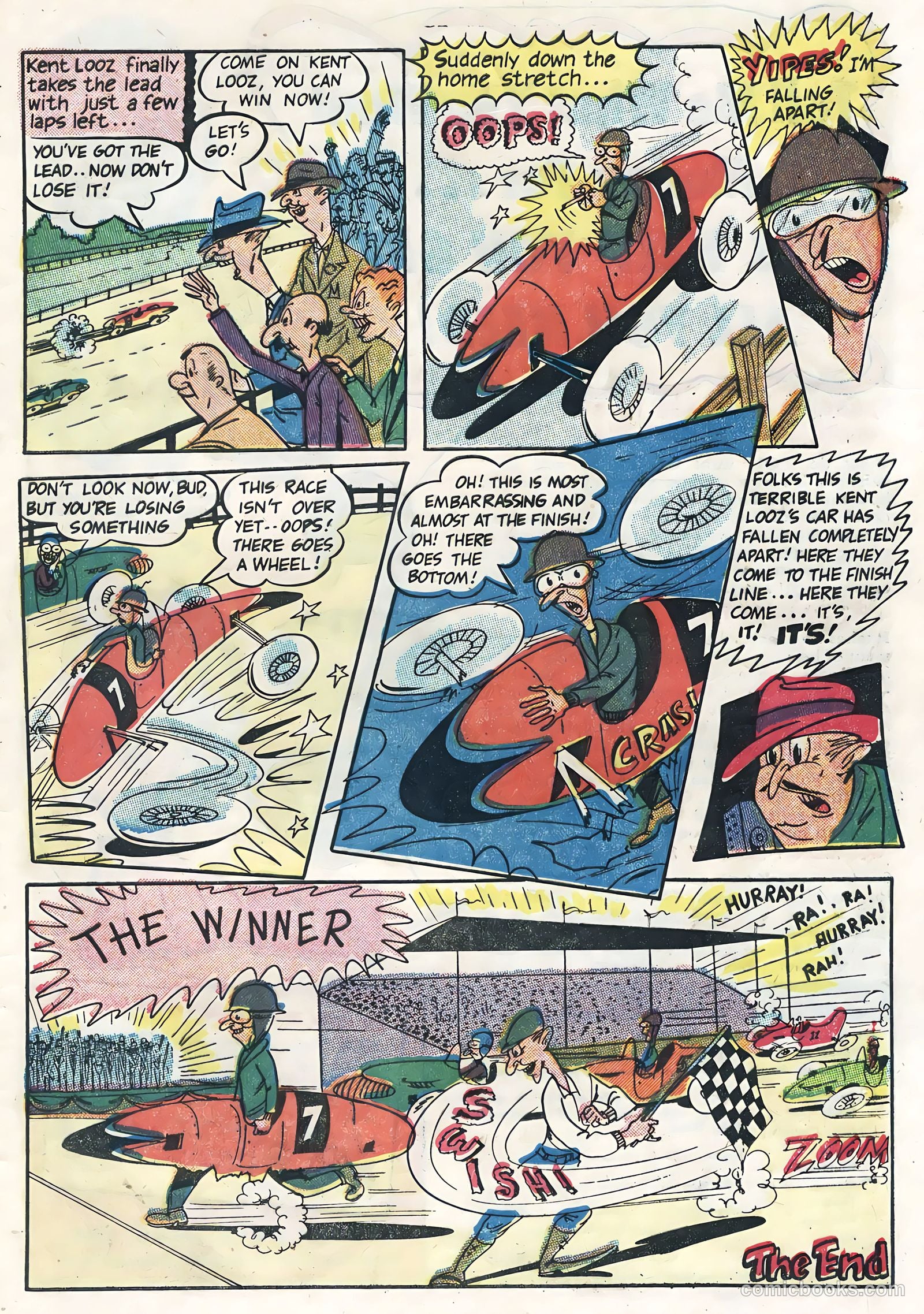 Hot Rods and Racing Cars #22 (1955) — page 33 of 36