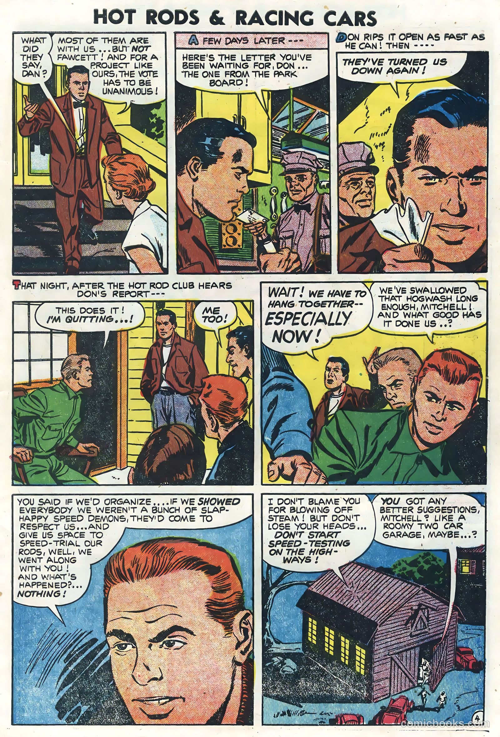 Hot Rods and Racing Cars #23 (1955) — page 7 of 36