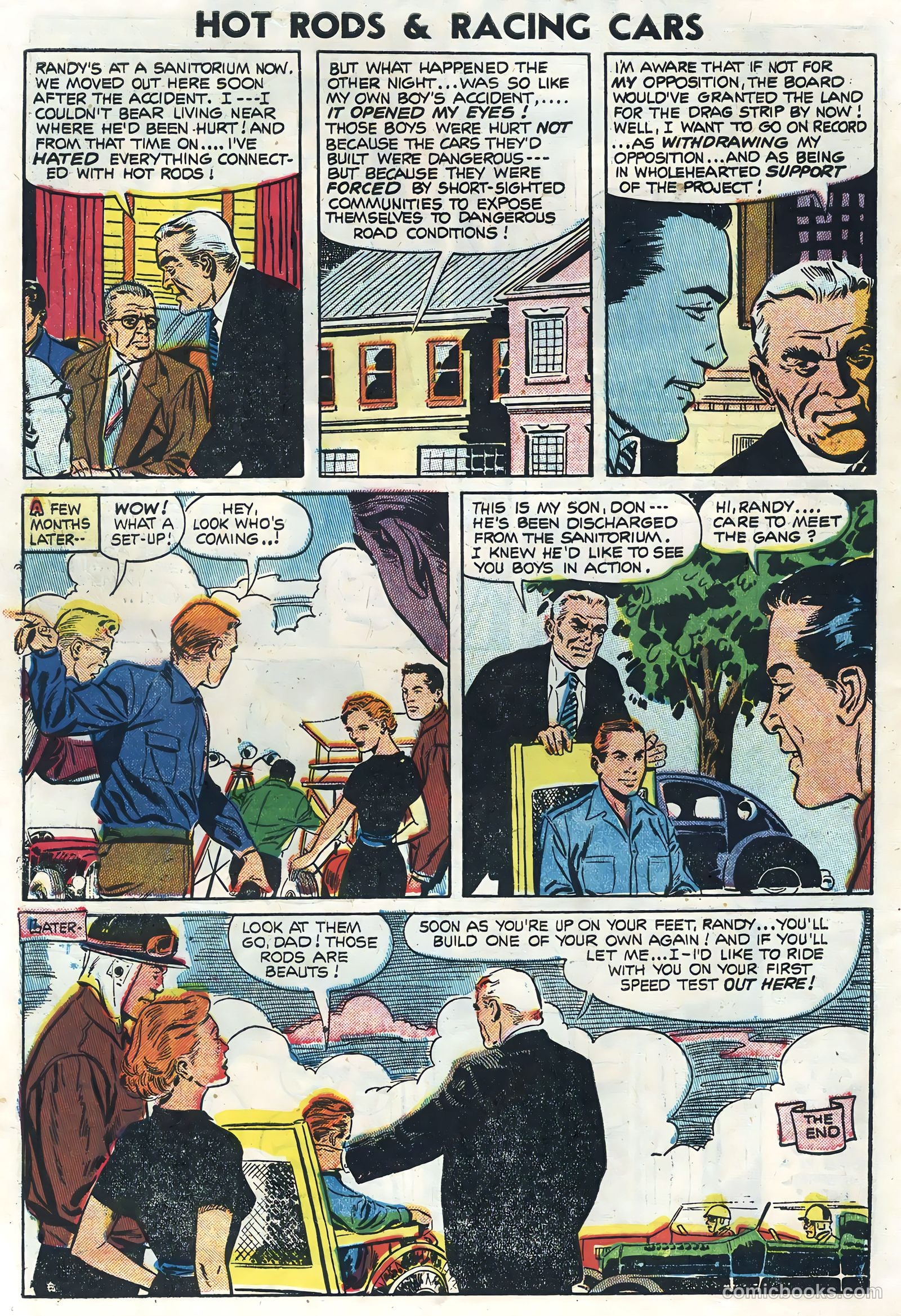 Hot Rods and Racing Cars #23 (1955) — page 10 of 36