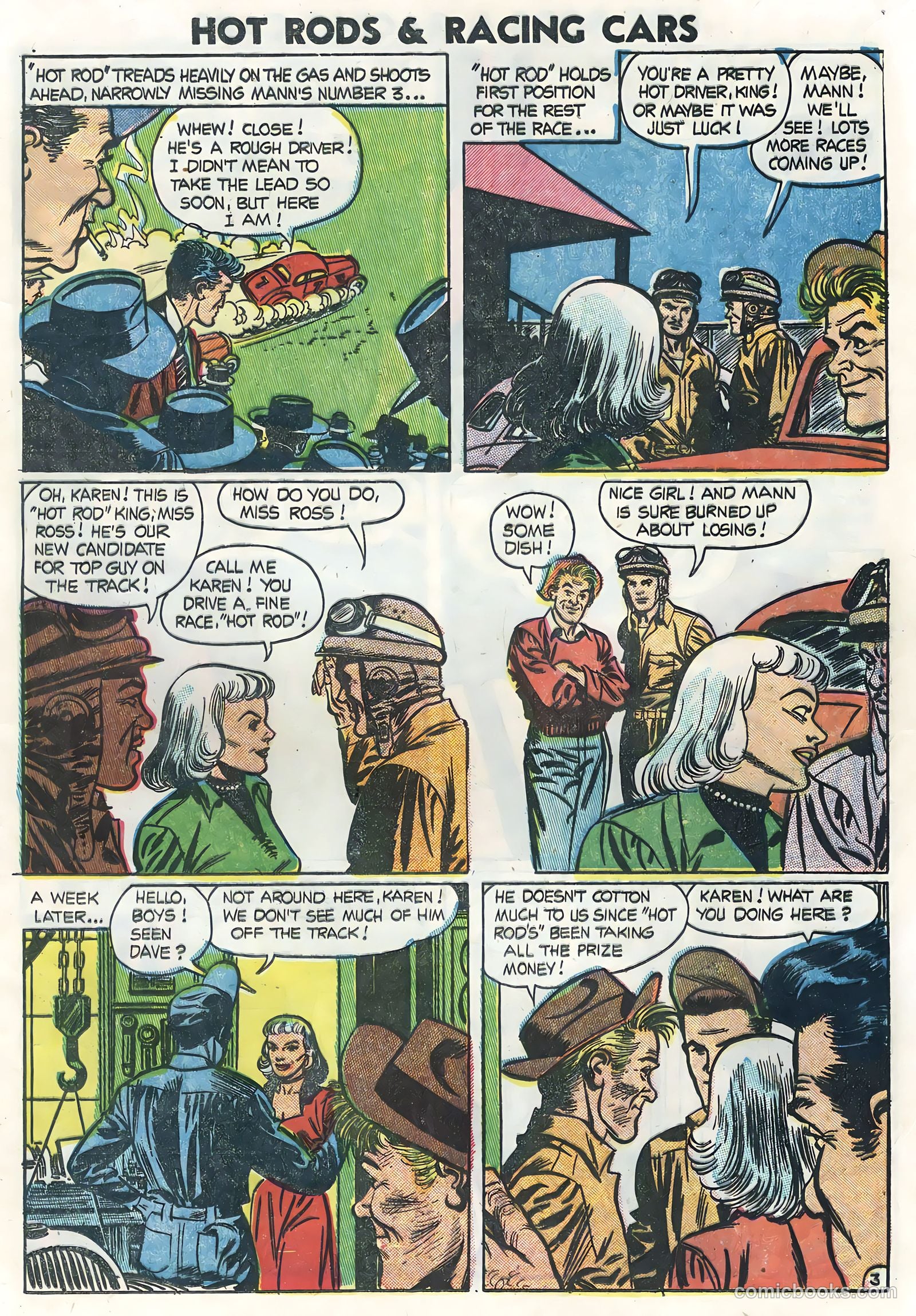 Hot Rods and Racing Cars #23 (1955) — page 13 of 36