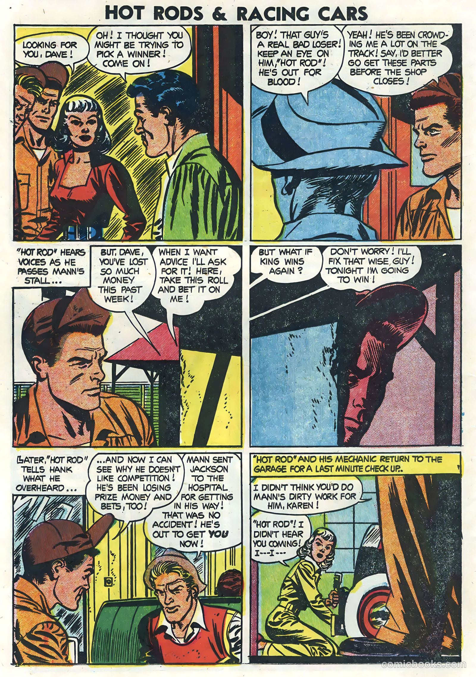 Hot Rods and Racing Cars #23 (1955) — page 14 of 36
