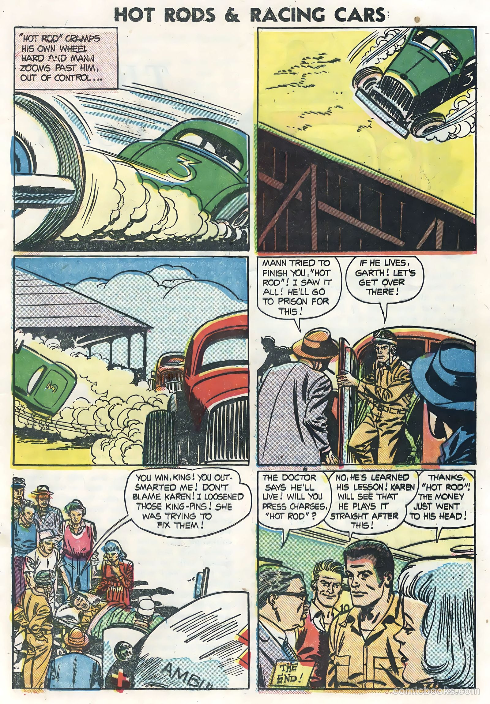 Hot Rods and Racing Cars #23 (1955) — page 17 of 36