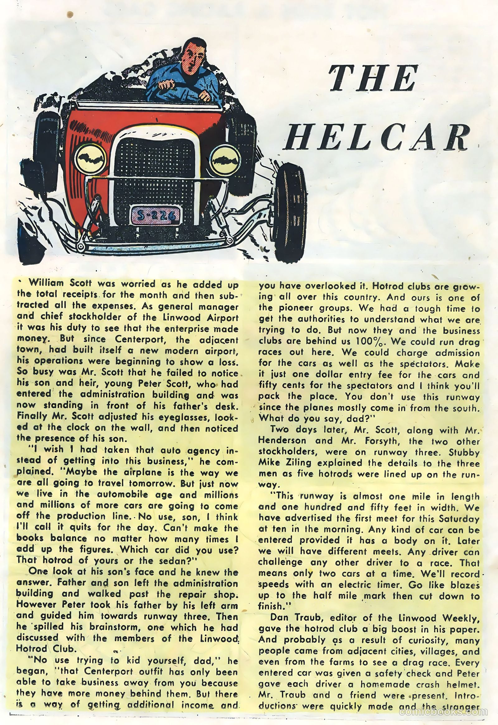 Hot Rods and Racing Cars #23 (1955) — page 18 of 36