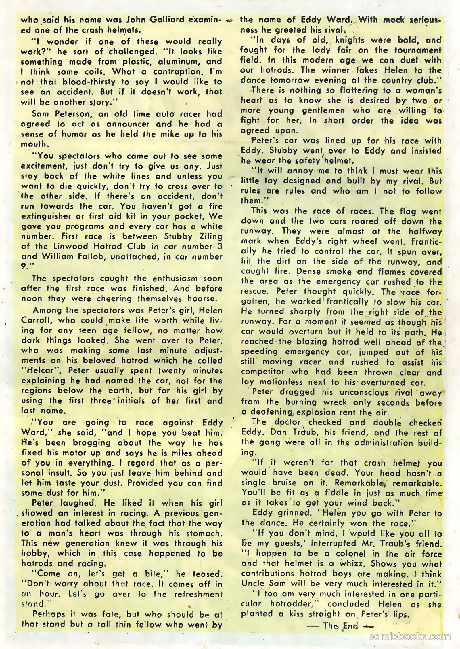 Hot Rods and Racing Cars #23 (1955) — page 19 of 36
