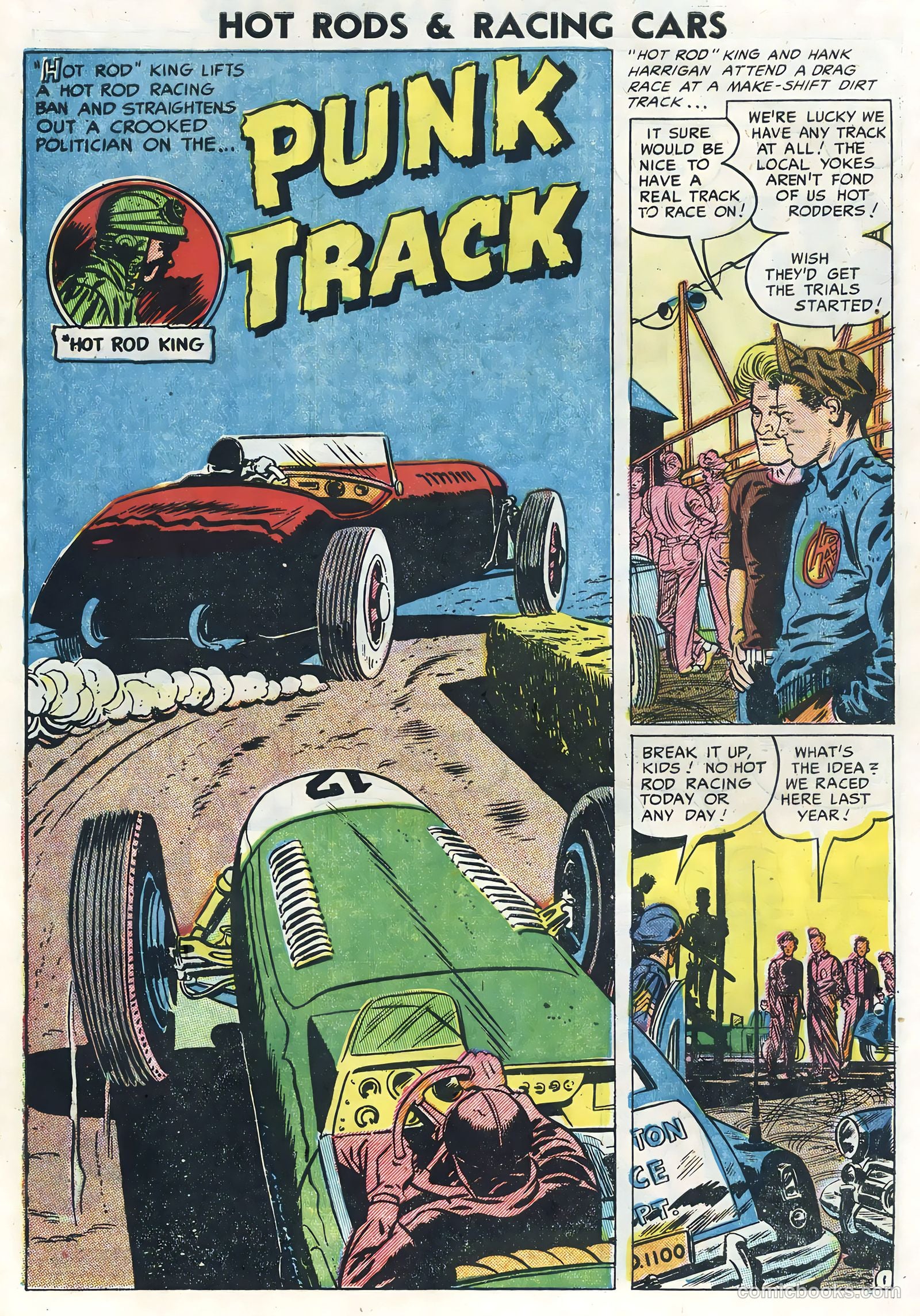 Hot Rods and Racing Cars #23 (1955) — page 27 of 36