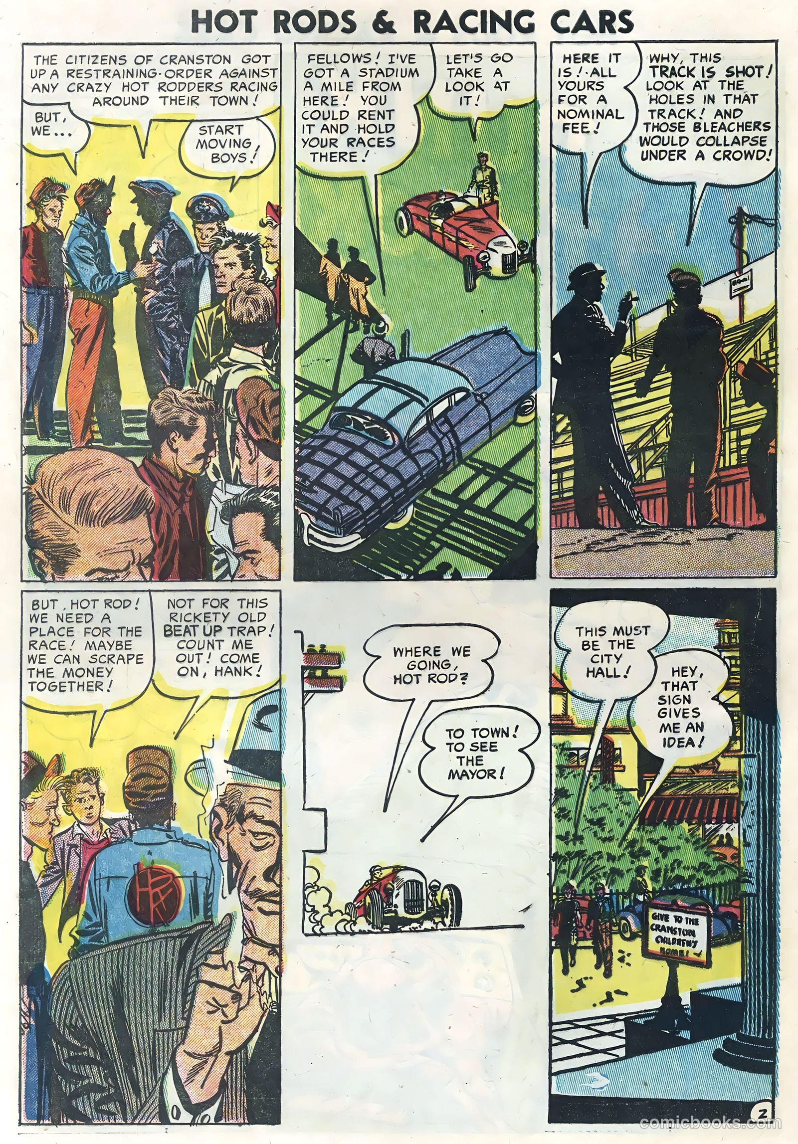 Hot Rods and Racing Cars #23 (1955) — page 28 of 36