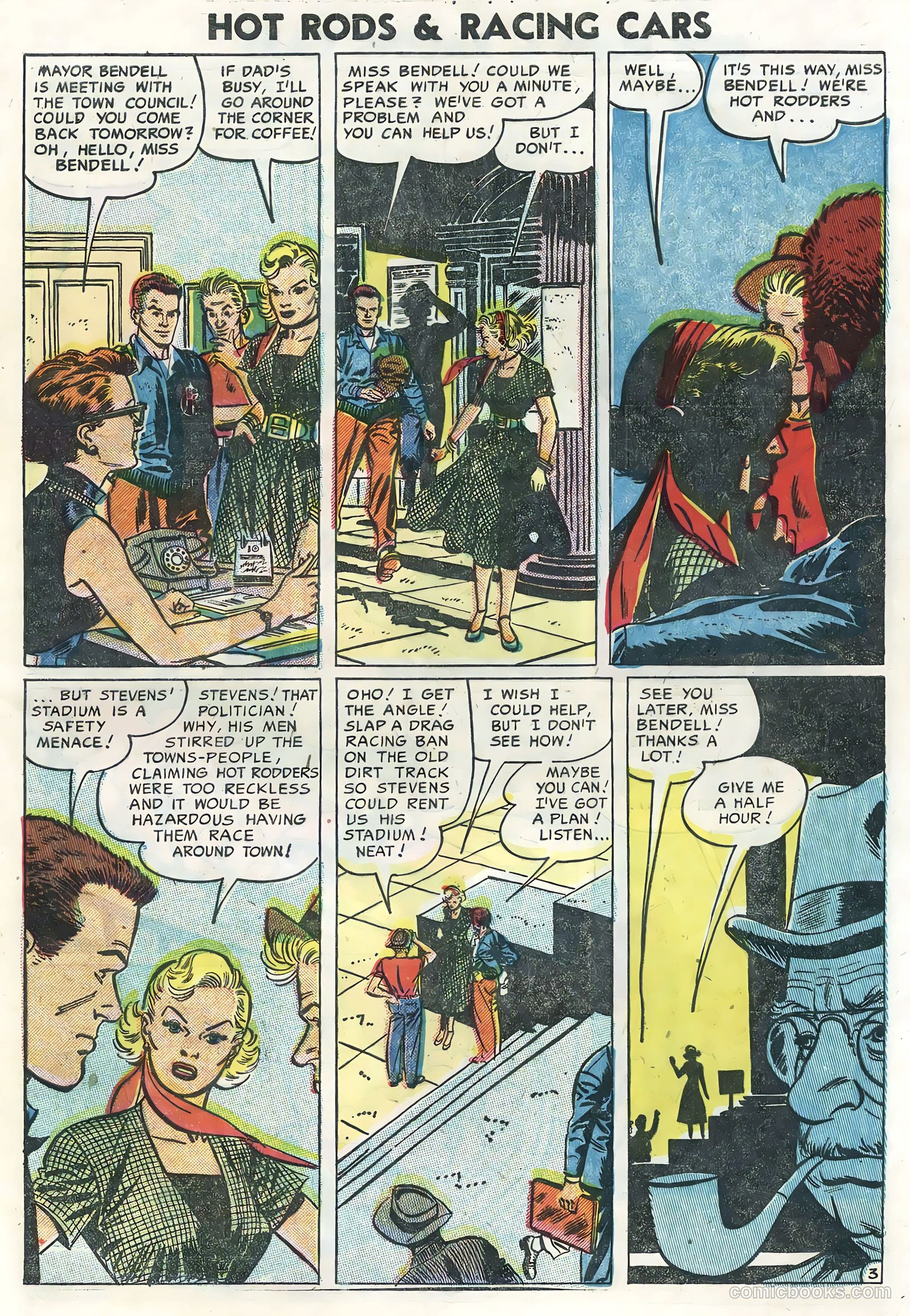 Hot Rods and Racing Cars #23 (1955) — page 29 of 36