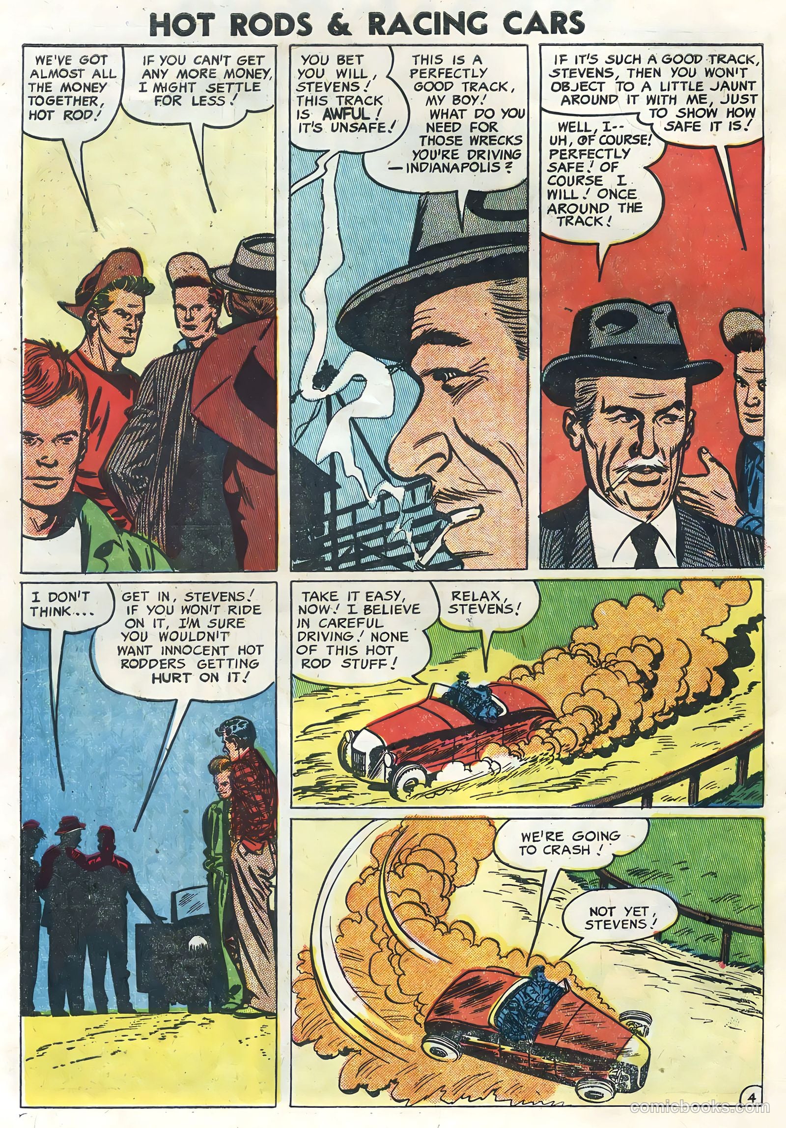 Hot Rods and Racing Cars #23 (1955) — page 30 of 36