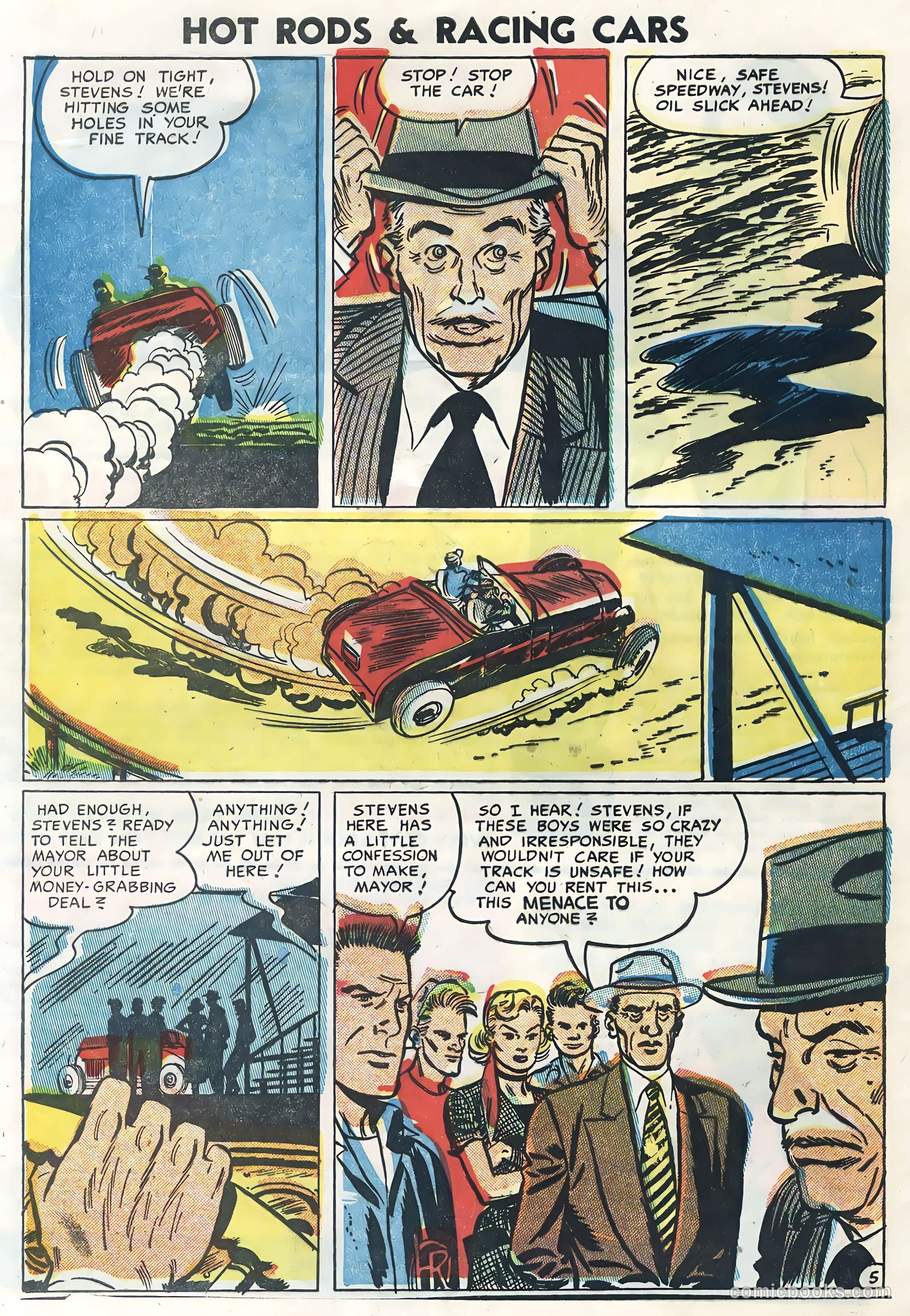 Hot Rods and Racing Cars #23 (1955) — page 32 of 36