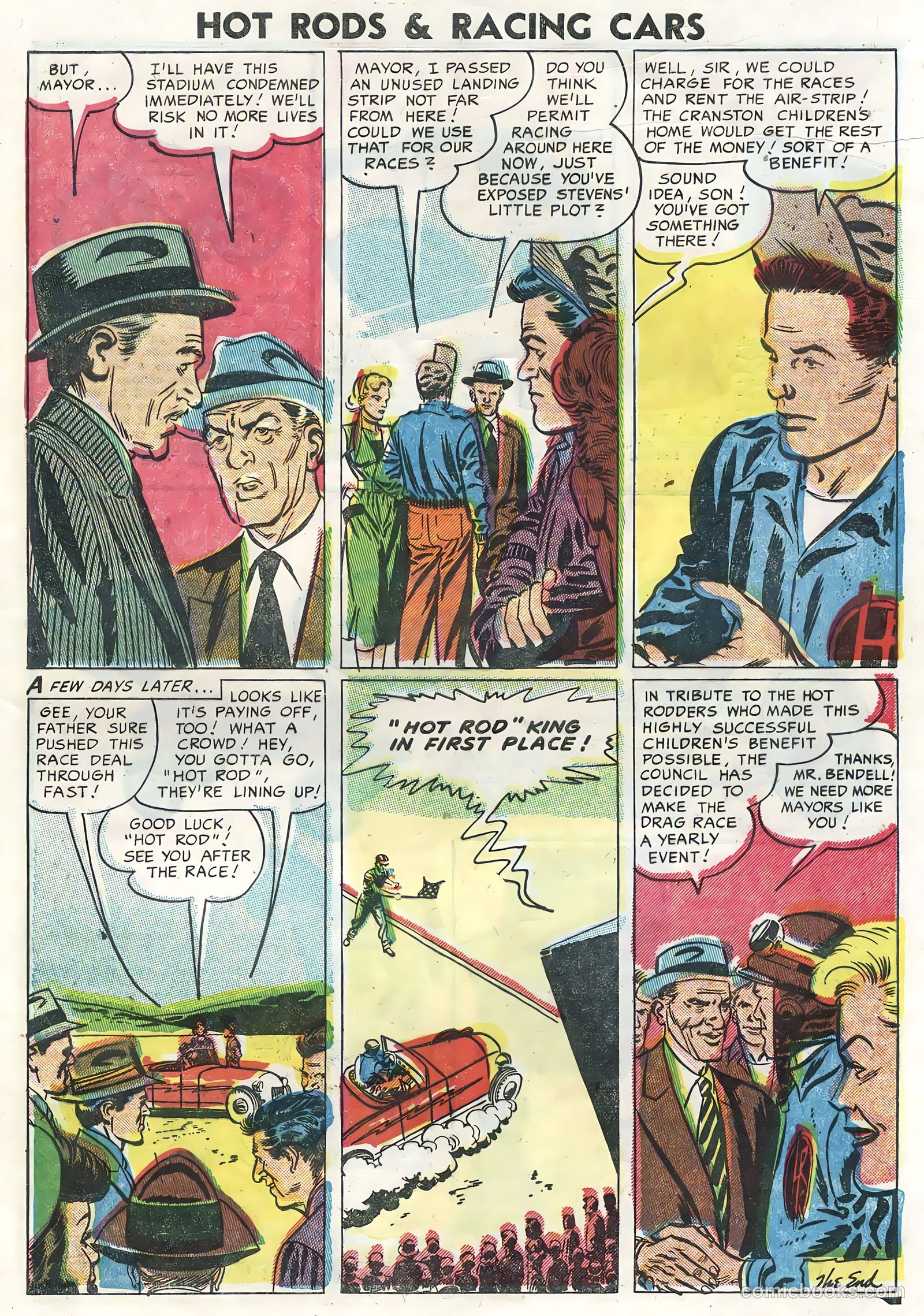 Hot Rods and Racing Cars #23 (1955) — page 33 of 36