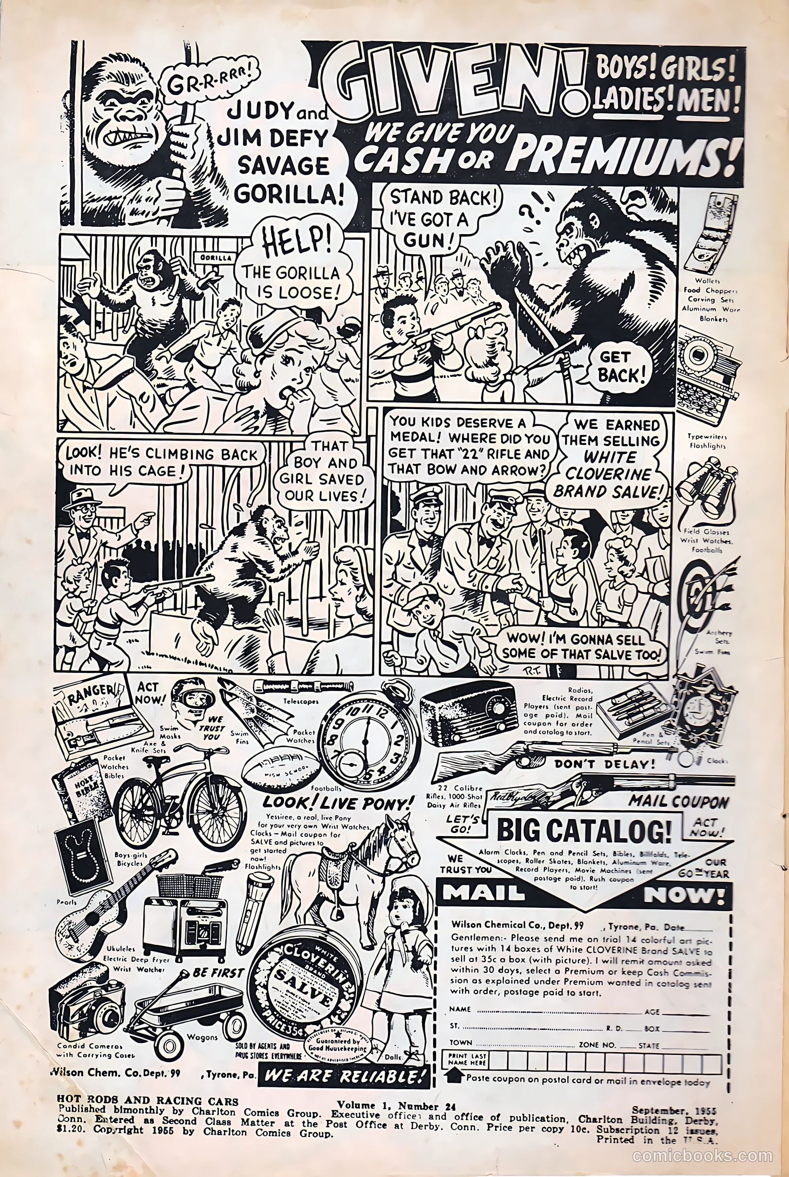 Hot Rods and Racing Cars #24 (1955) — page 2 of 36