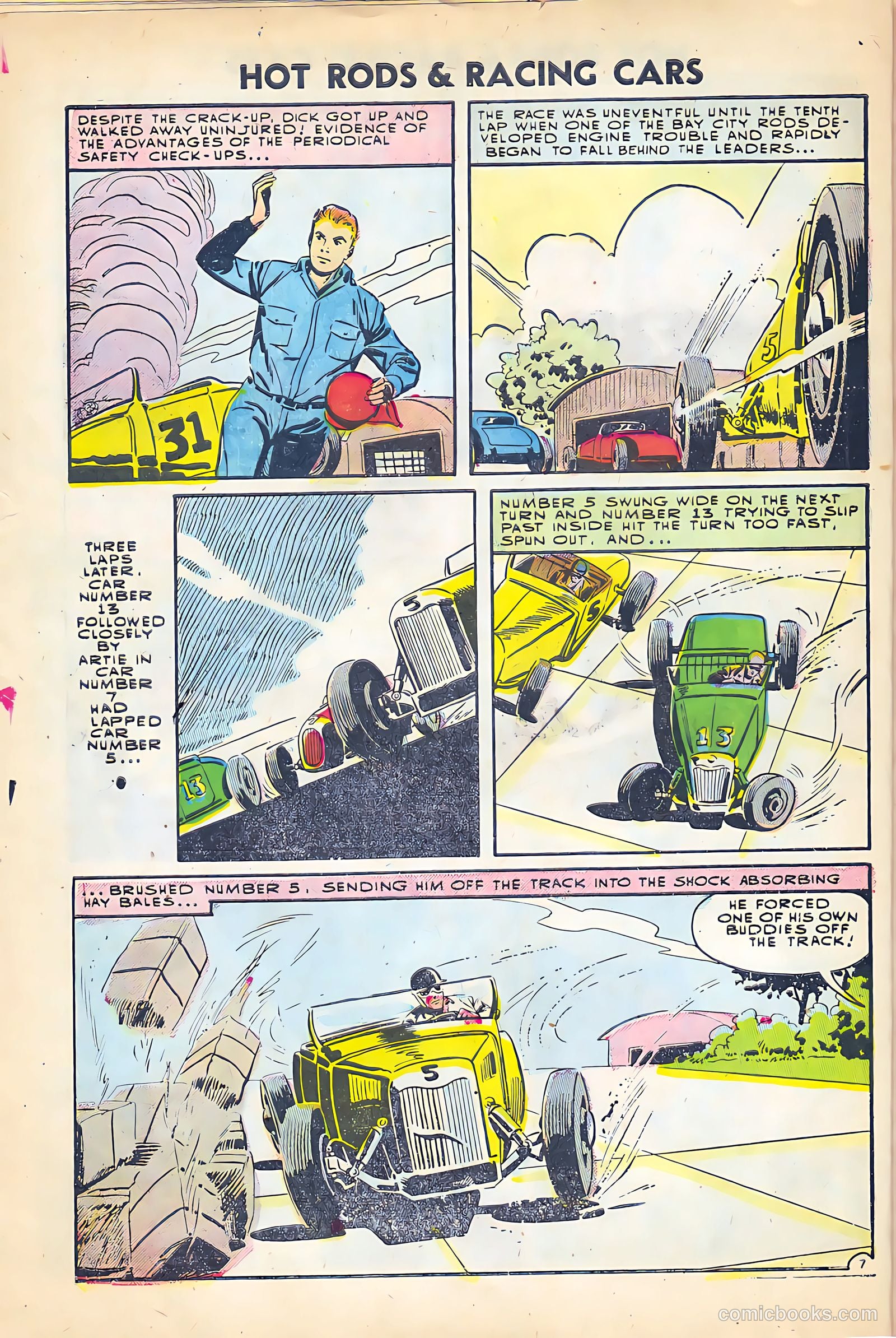 Hot Rods and Racing Cars #24 (1955) — page 10 of 36