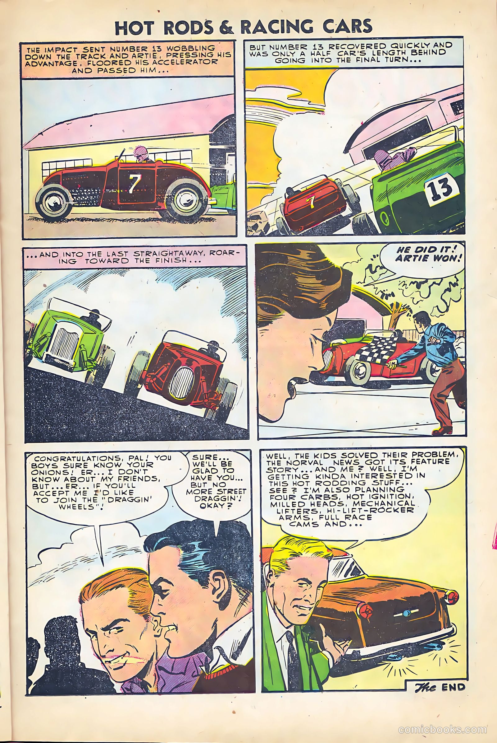 Hot Rods and Racing Cars #24 (1955) — page 11 of 36