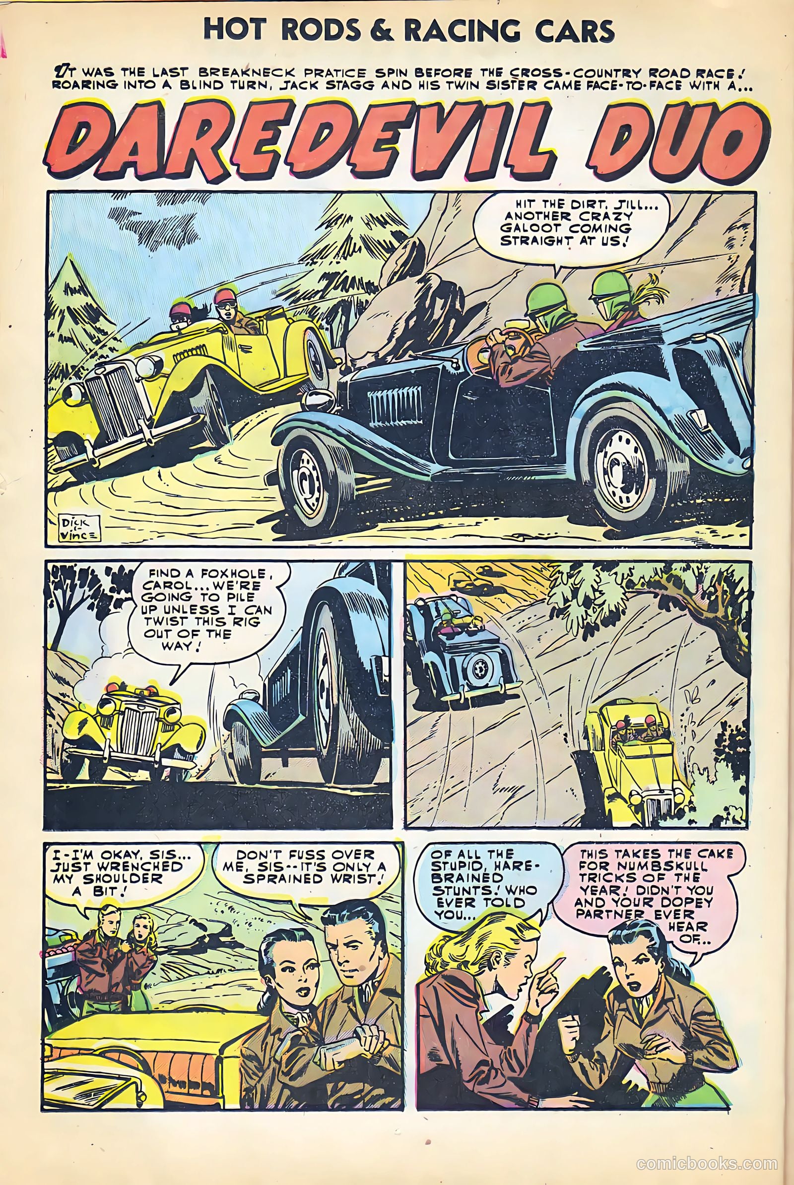 Hot Rods and Racing Cars #24 (1955) — page 12 of 36