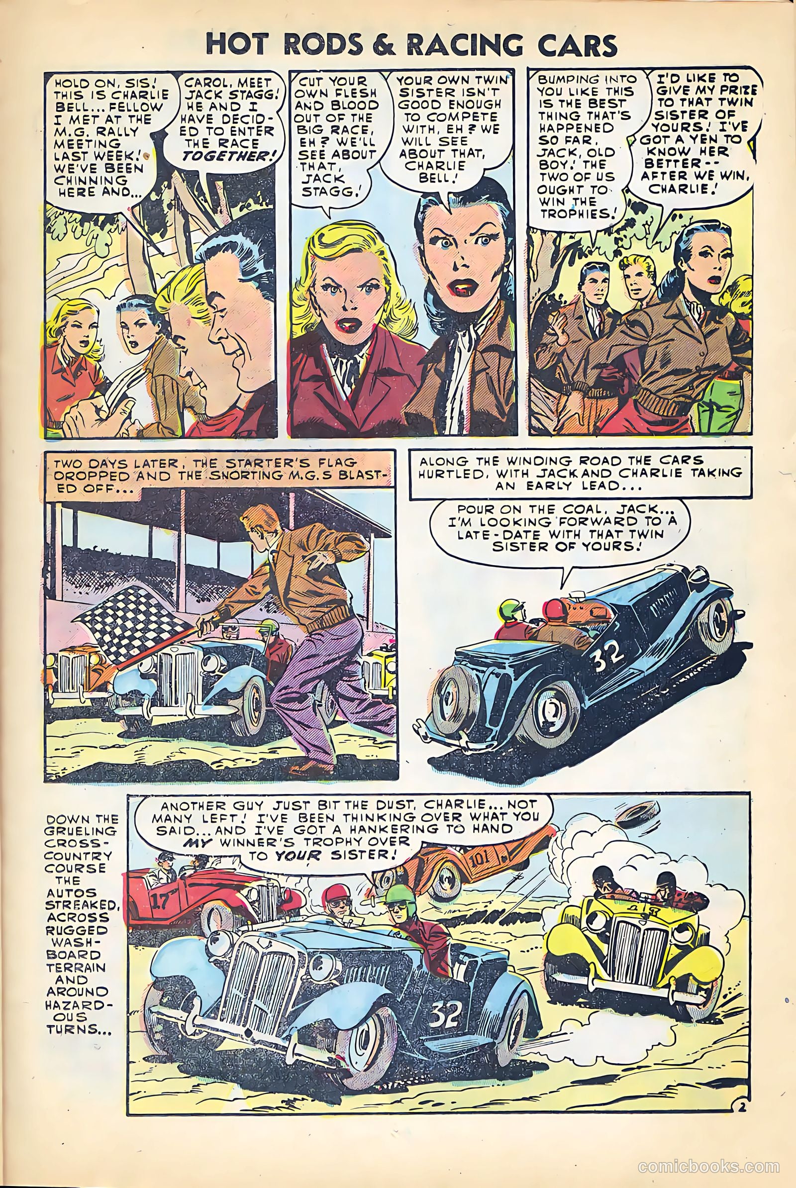 Hot Rods and Racing Cars #24 (1955) — page 13 of 36