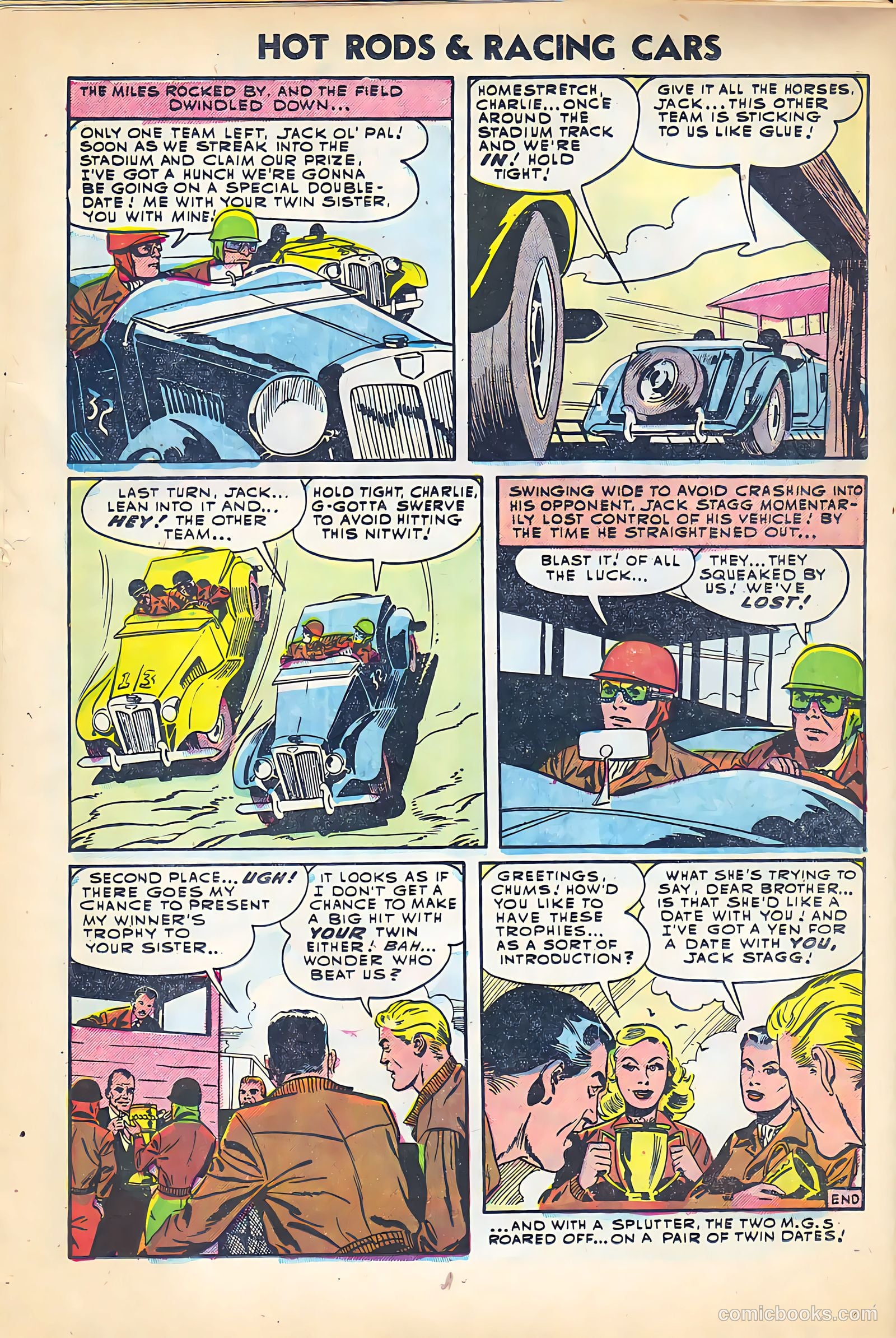 Hot Rods and Racing Cars #24 (1955) — page 14 of 36