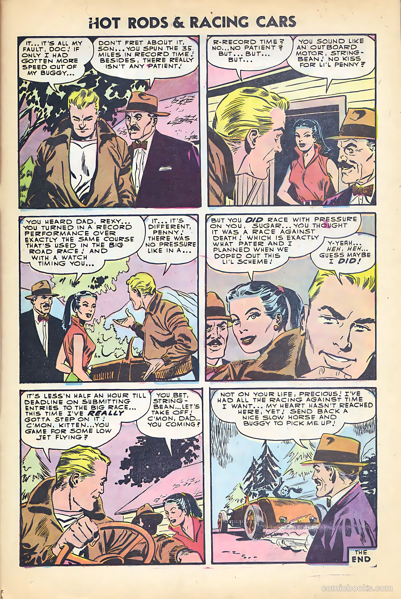 Hot Rods and Racing Cars #24 (1955) — page 21 of 36