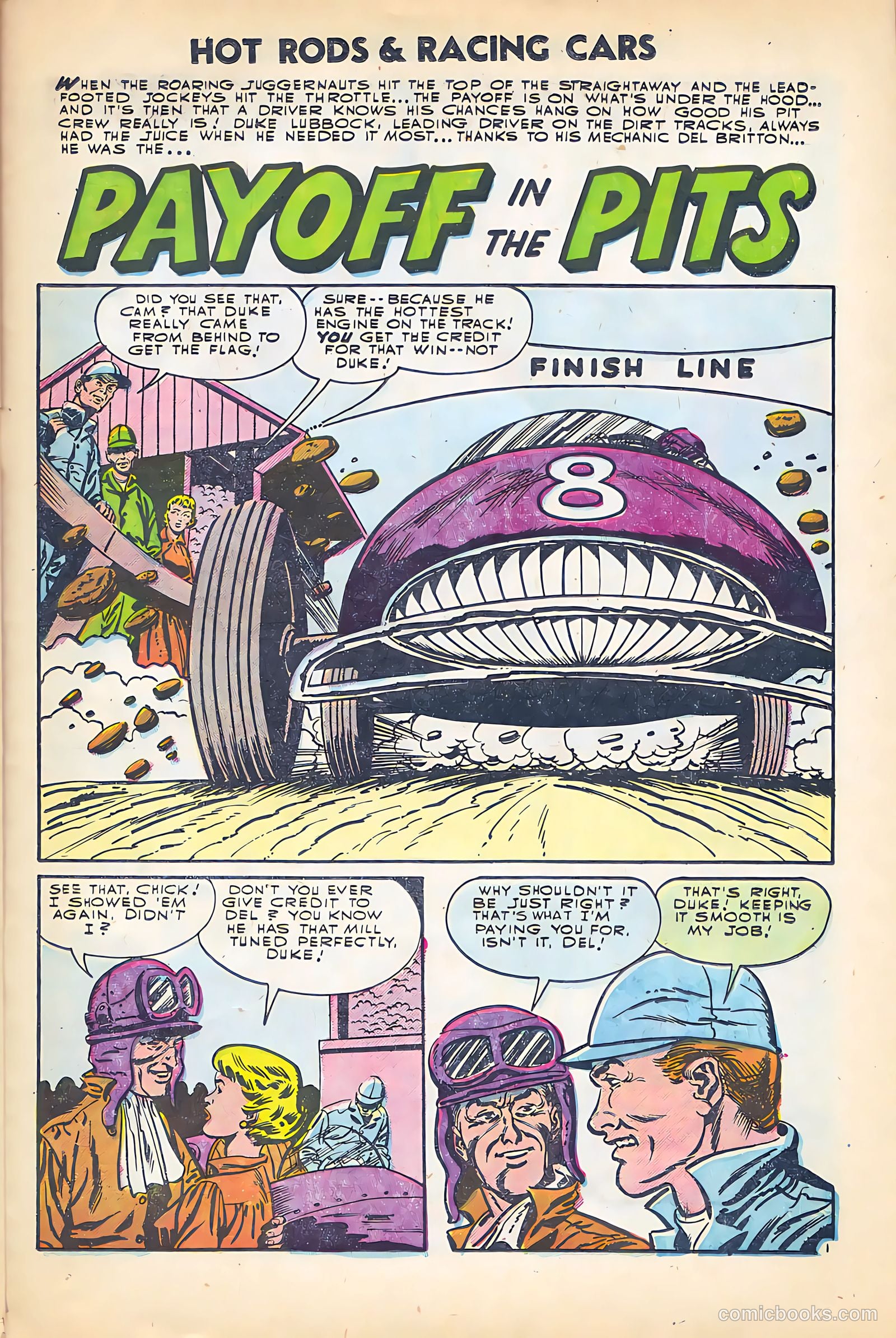 Hot Rods and Racing Cars #24 (1955) — page 23 of 36